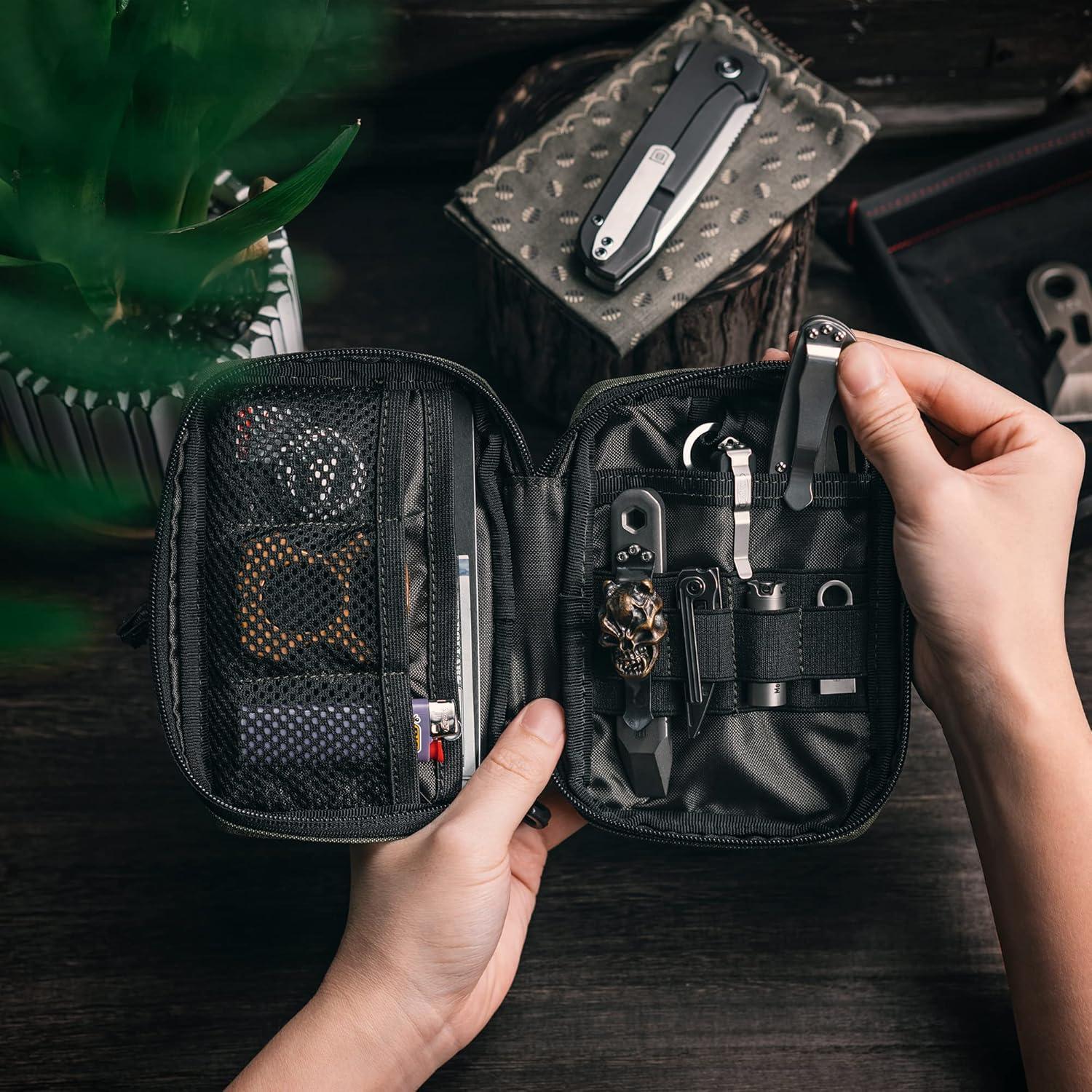 Bolsa Organizador EDC TACTICAL_GEEK Block E2.0 Nylon Verde