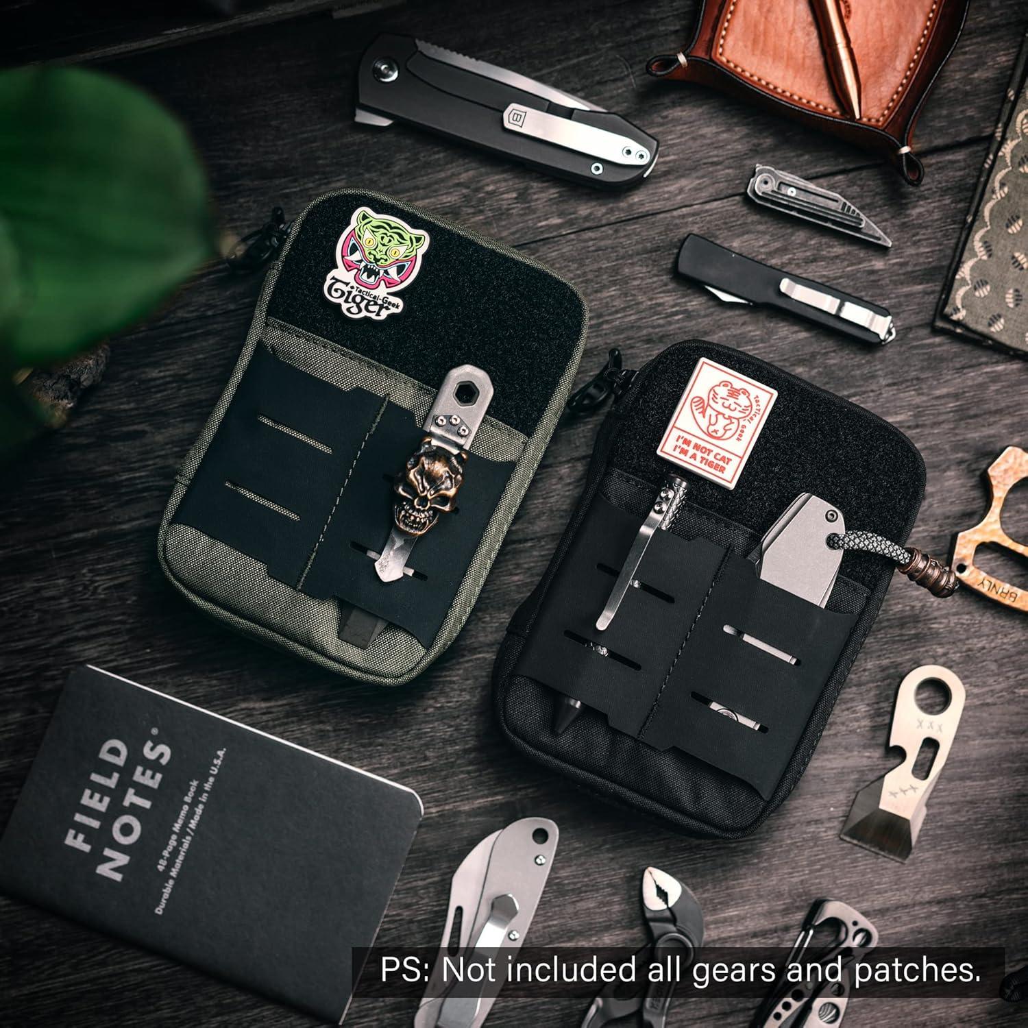 Bolsa Organizador EDC TACTICAL_GEEK Block E2.0 Nylon Verde