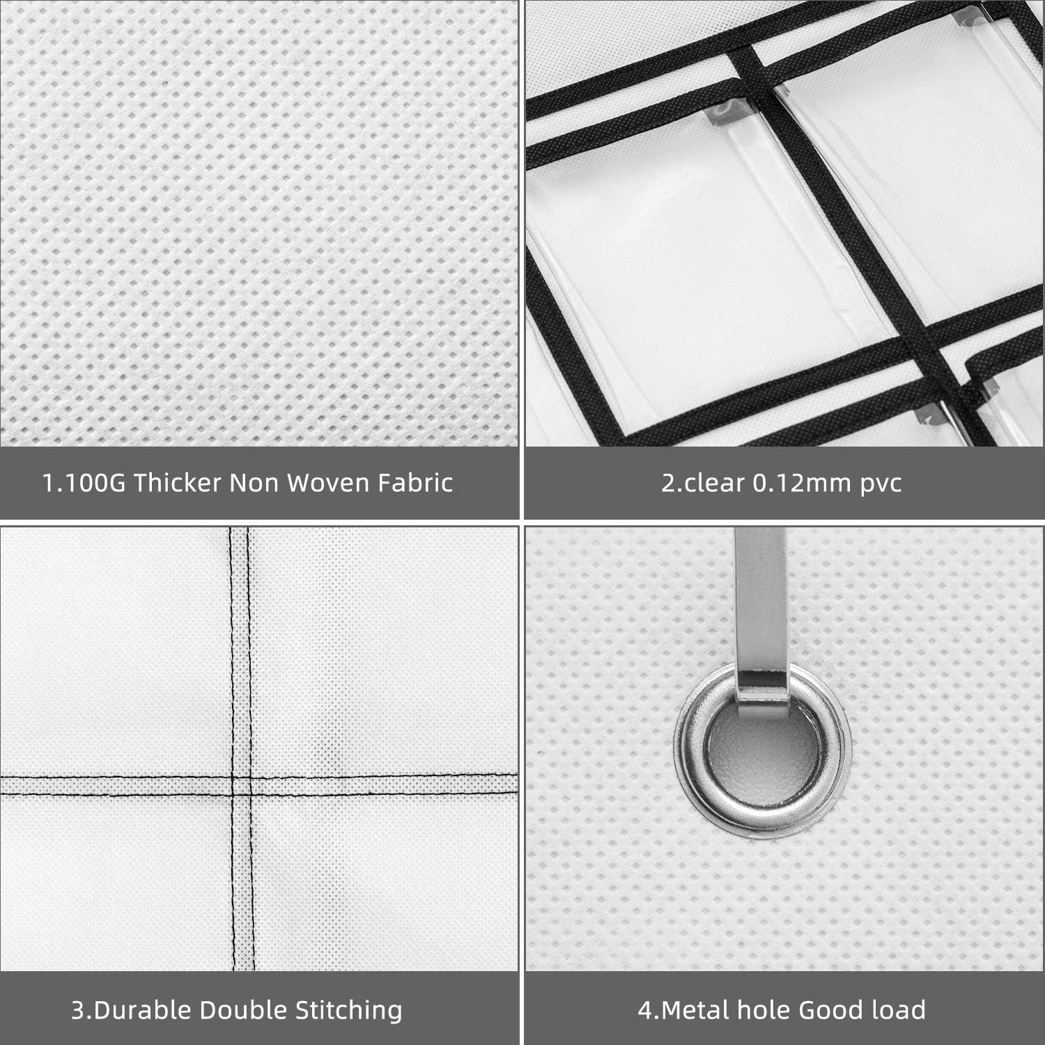 Organizador de Bolsillos SAVERHO para Aula - 36 Bolsillos Transparentes