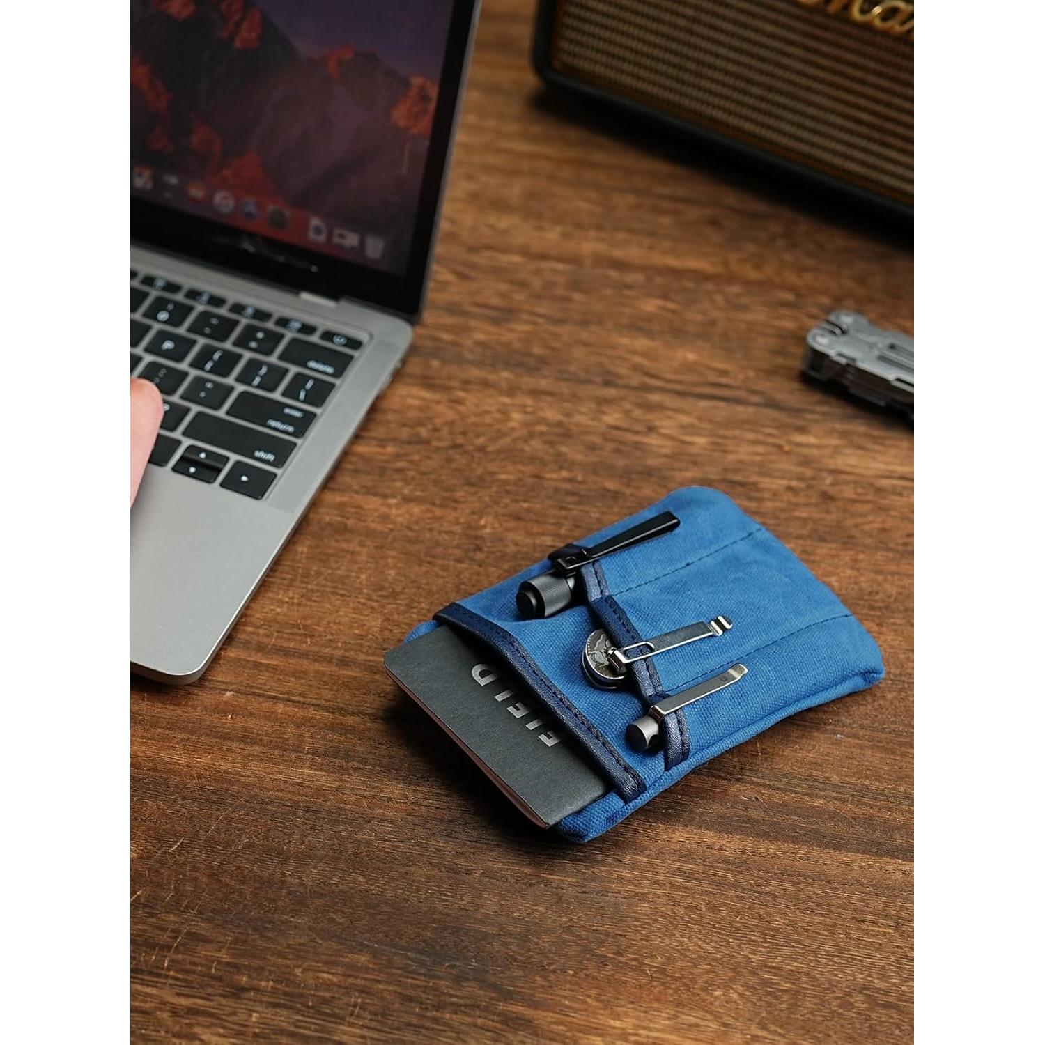 Organizador EDC Compacto Sayram SP4, Lona Impermeable Azul