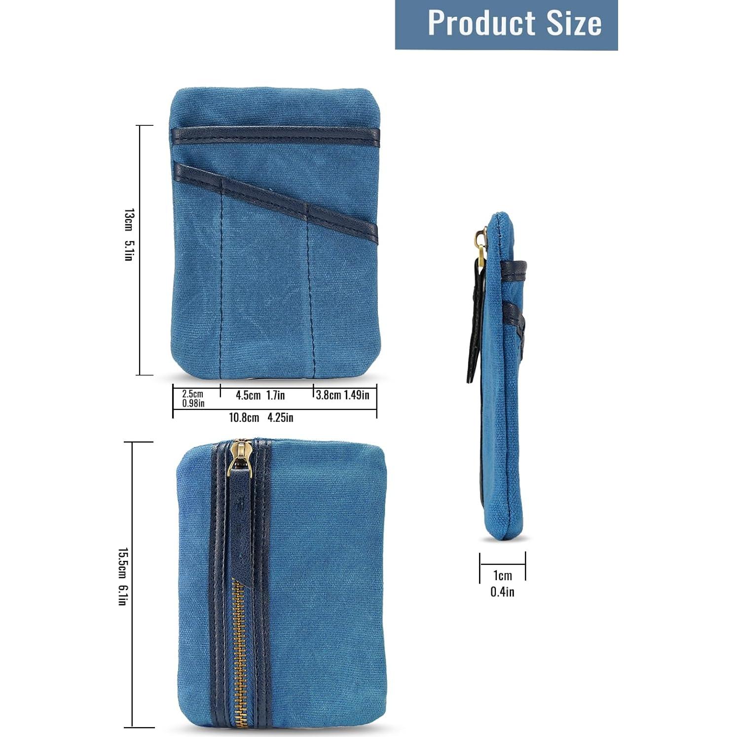 Organizador EDC Compacto Sayram SP4, Lona Impermeable Azul