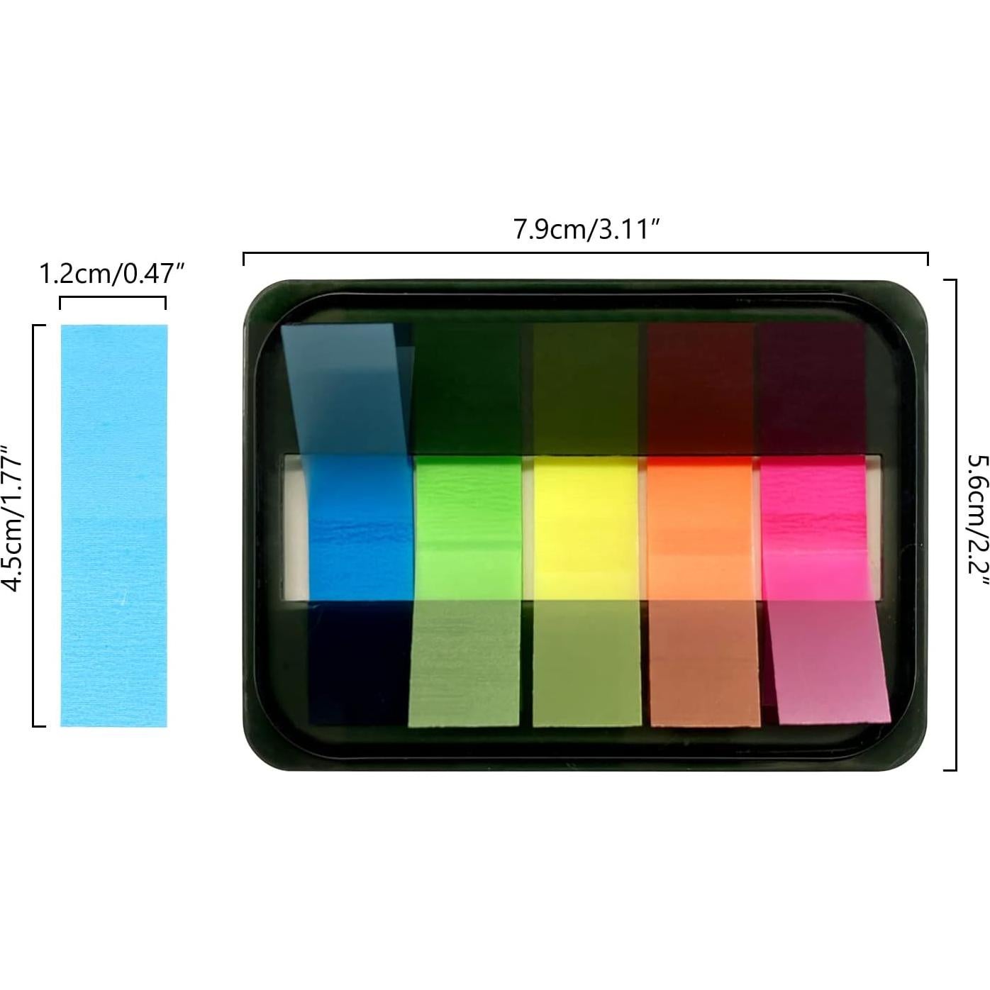 300 Pestañas Adhesivas Transparentes XLSFPY - Notas y Marcadores