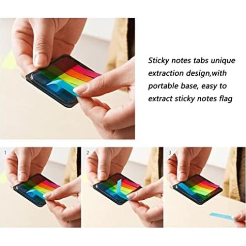 300 Pestañas Adhesivas Transparentes XLSFPY - Notas y Marcadores