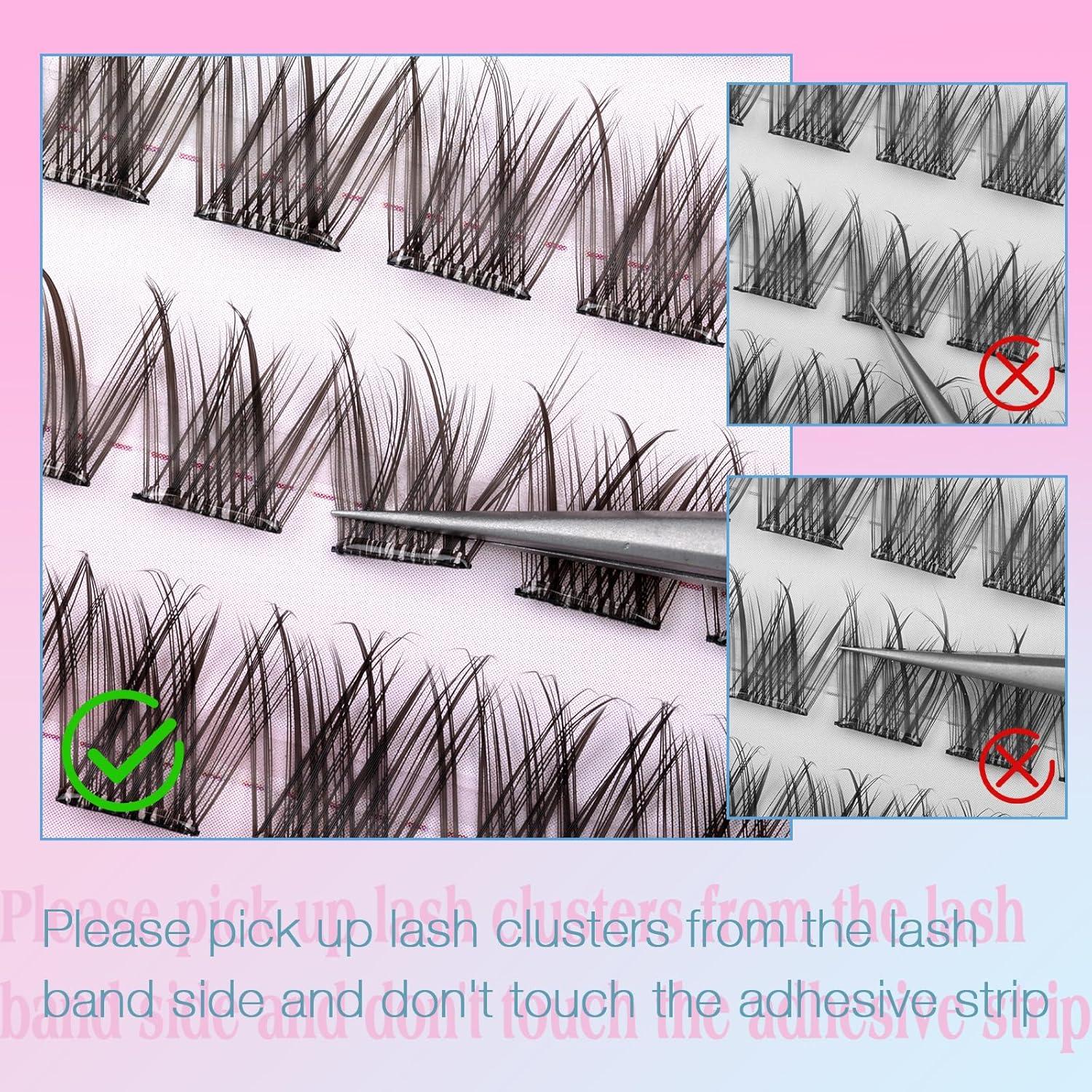 Pestañas Autoadhesivas Zanlufly Naturales 10-16MM Reutilizables