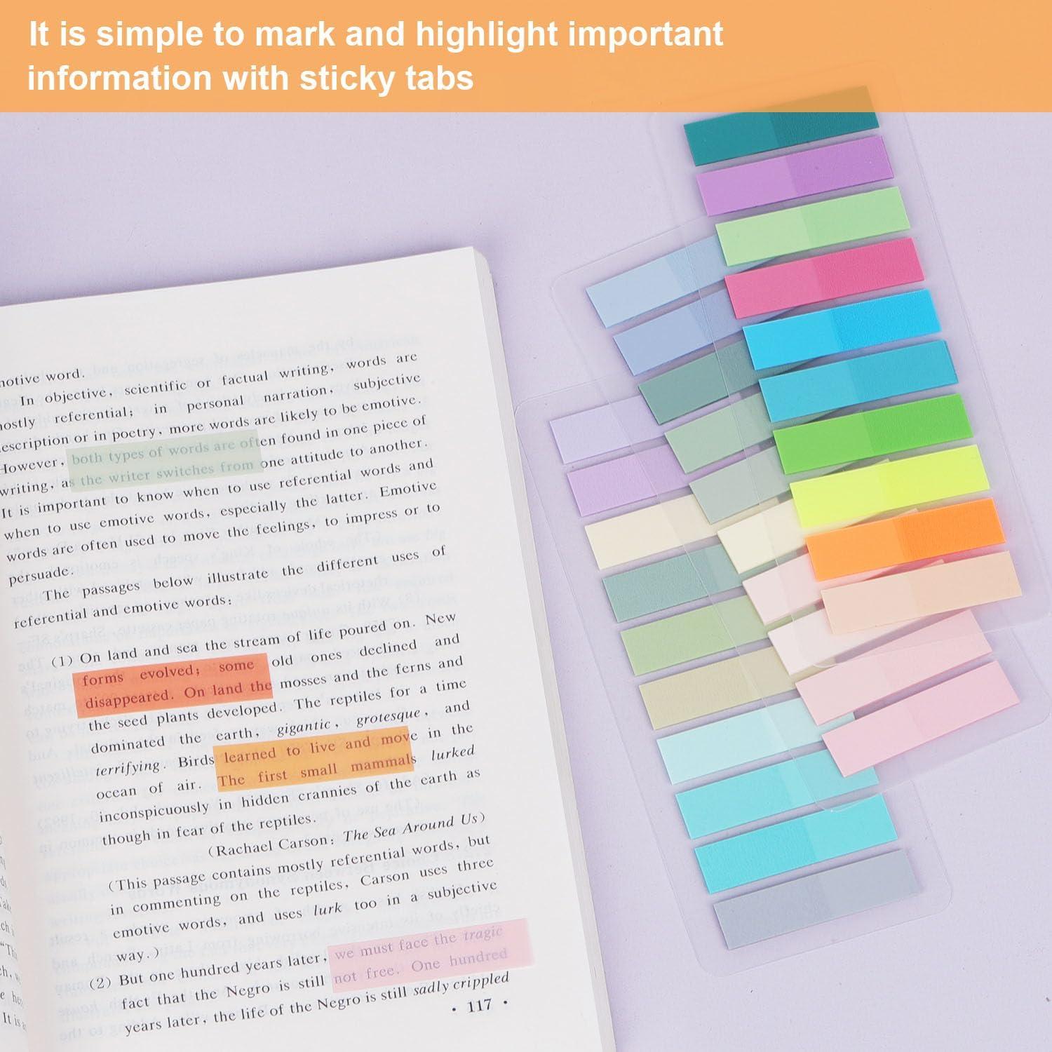 4200 Pestañas Adhesivas Transparentes HCTBN - Notas Reescribibles