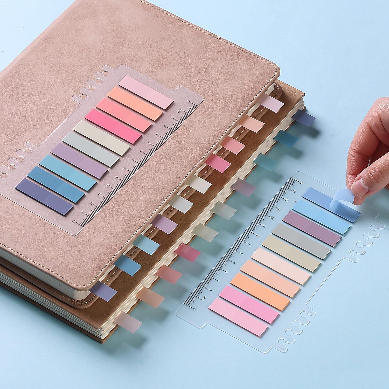 Pestañas Adhesivas Coloridas Mr. Pen 1600 Pcs Rectangulares