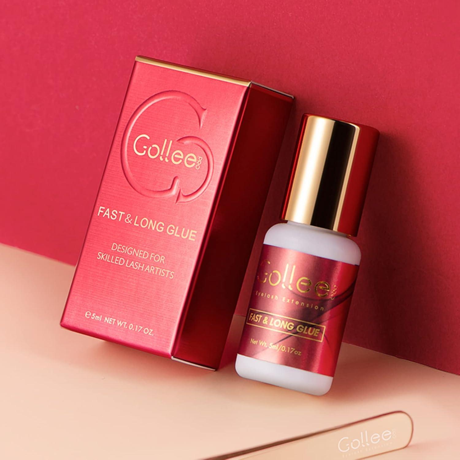 Pegamento para Extensiones de Pestañas GOLLEEPRO 5ml - Secado 1s