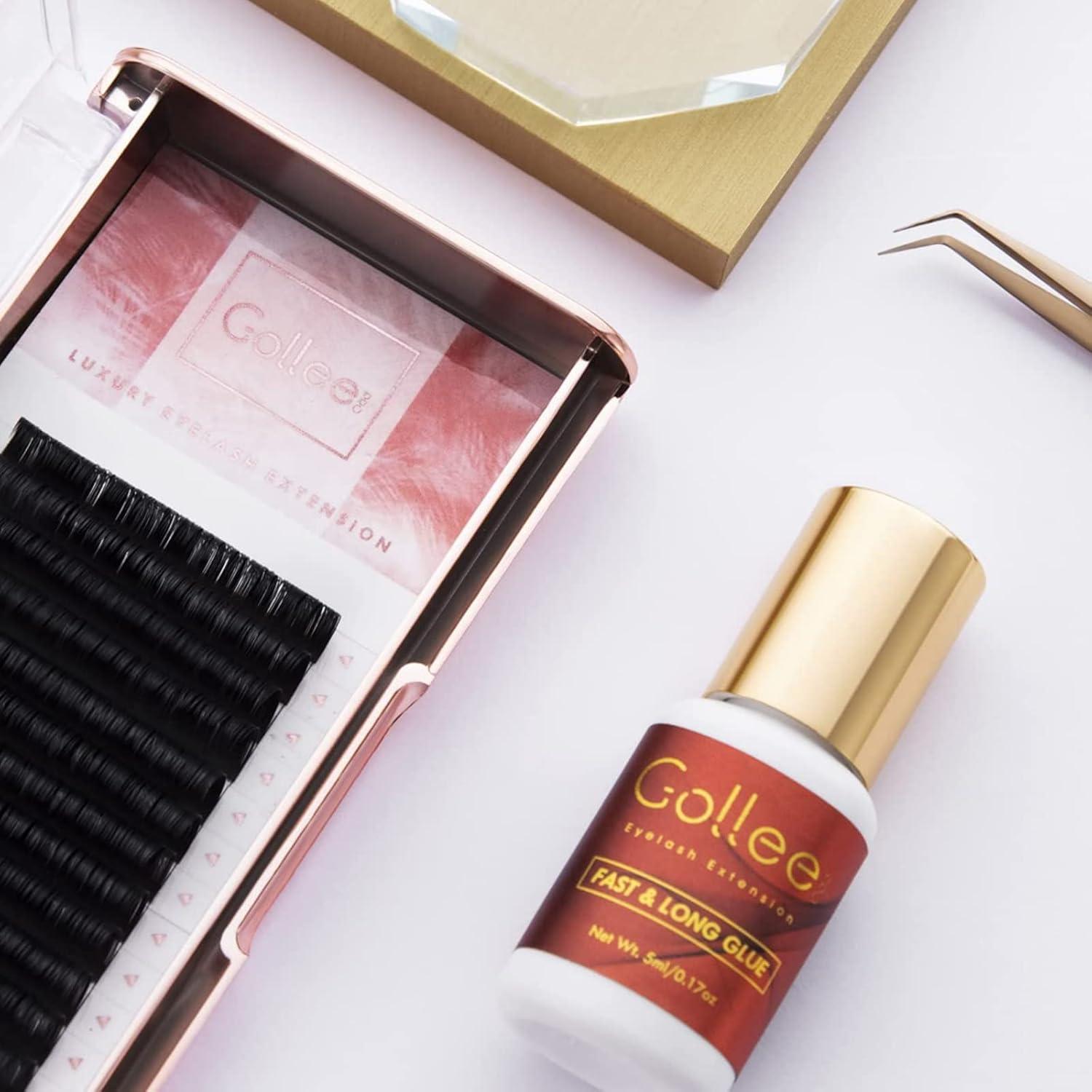 Pegamento para Extensiones de Pestañas GOLLEEPRO 5ml - Secado 1s