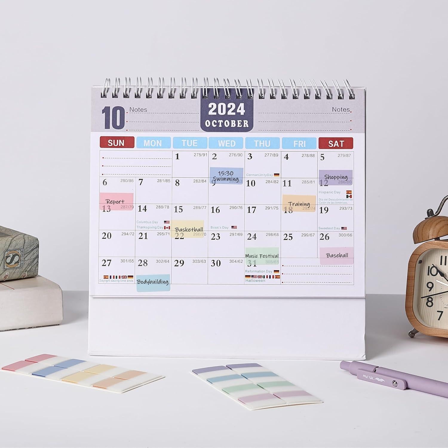 Pestañas Adhesivas Mr. Pen Pastel 240 Pcs 2.54x2.54 cm