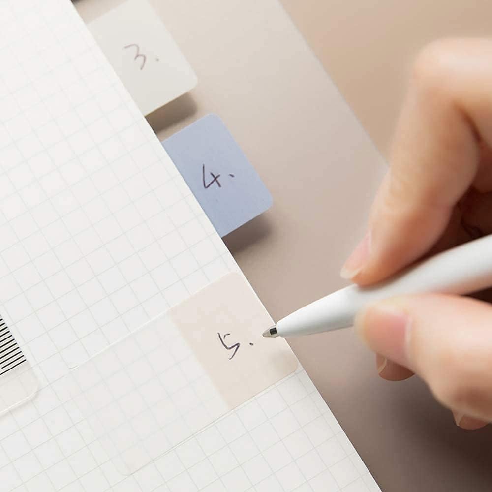 Pestañas Indexadas AIYUENCICI con Regla, 4 Paquetes 660 Piezas