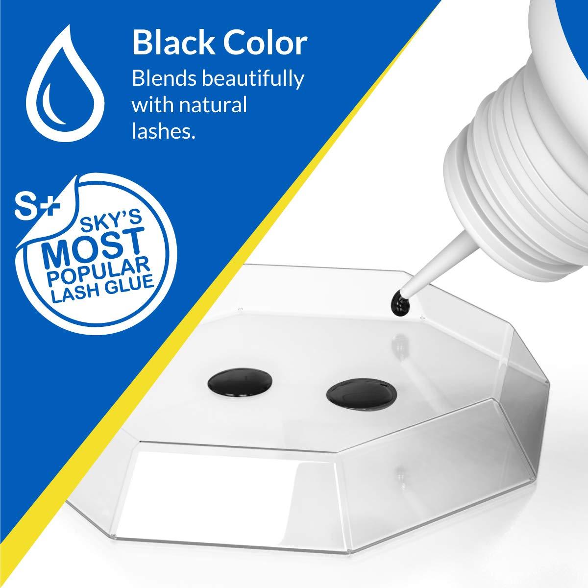2 Botellas Adhesivo Sky Glue S+ 5ml para Pestañas Semipermanentes
