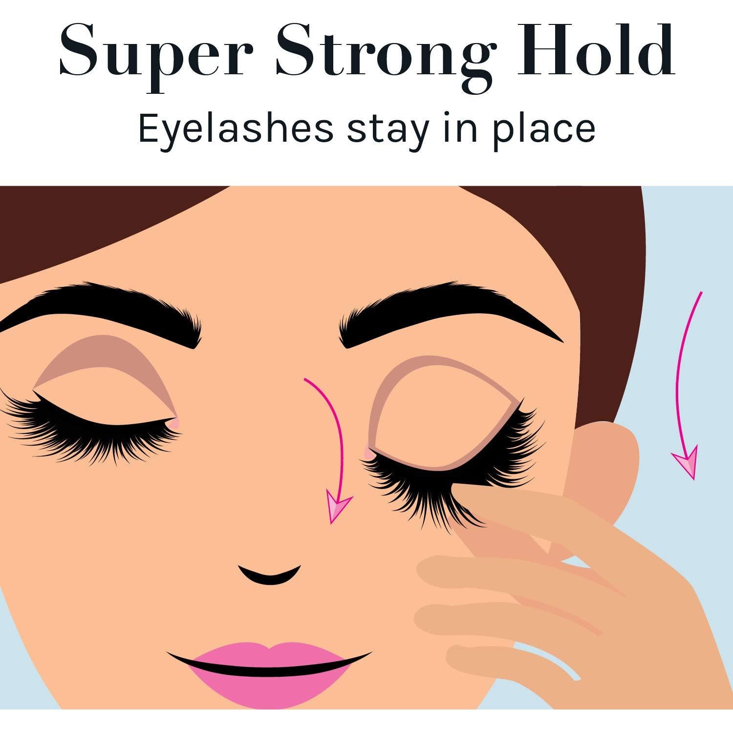 Adhesivo para Pestañas Falsas AOA Studio 4pcs Resistente al Agua