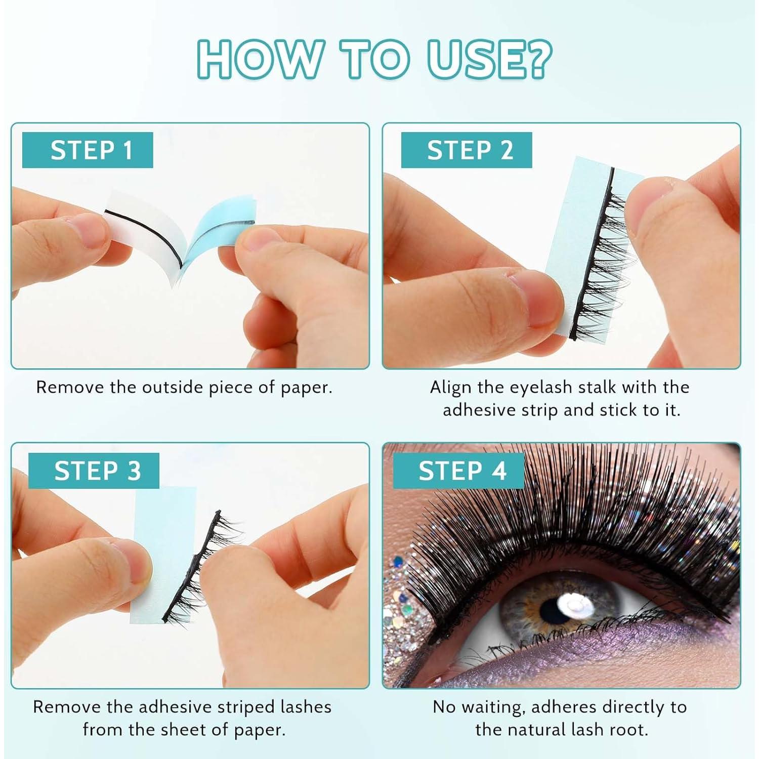 Cinta Adhesiva para Pestañas Falsas MOZEAT LENS 120 Piezas