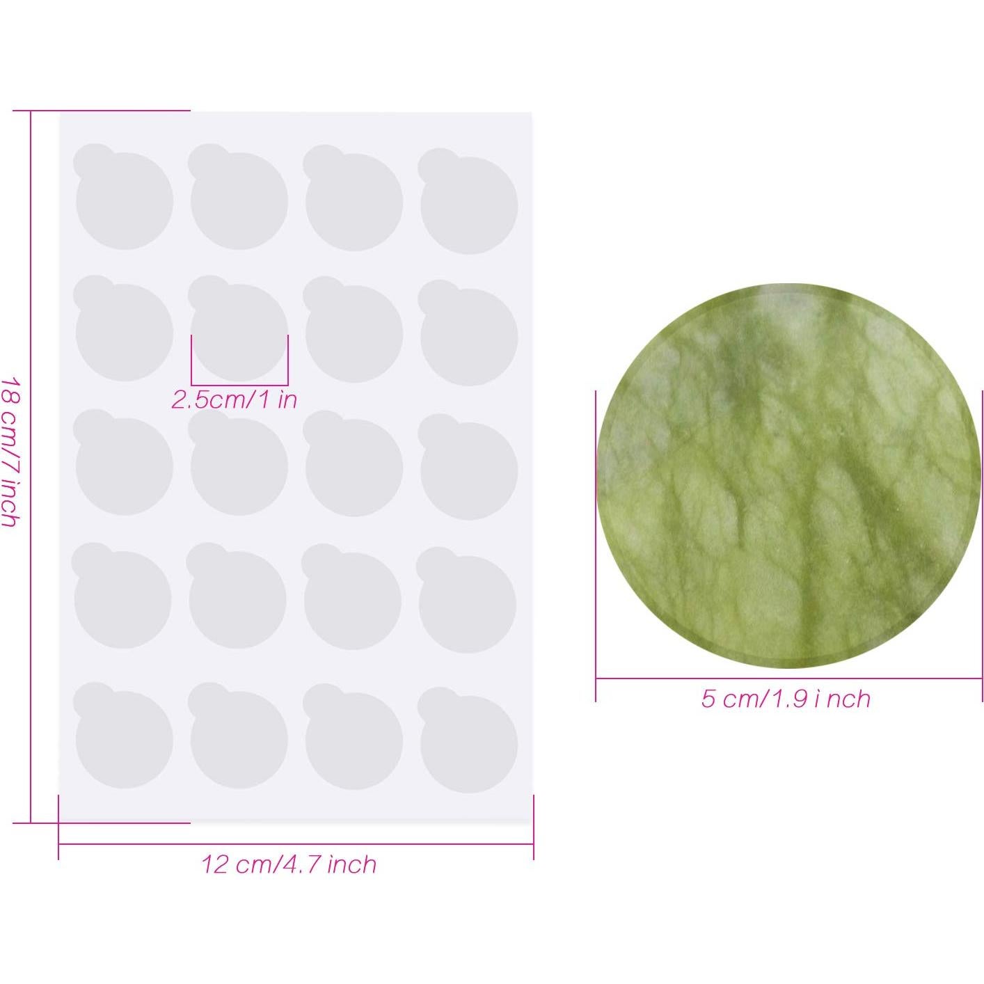 200 Almohadillas Adhesivas Fenshine + Piedra de Jade para Pestañas