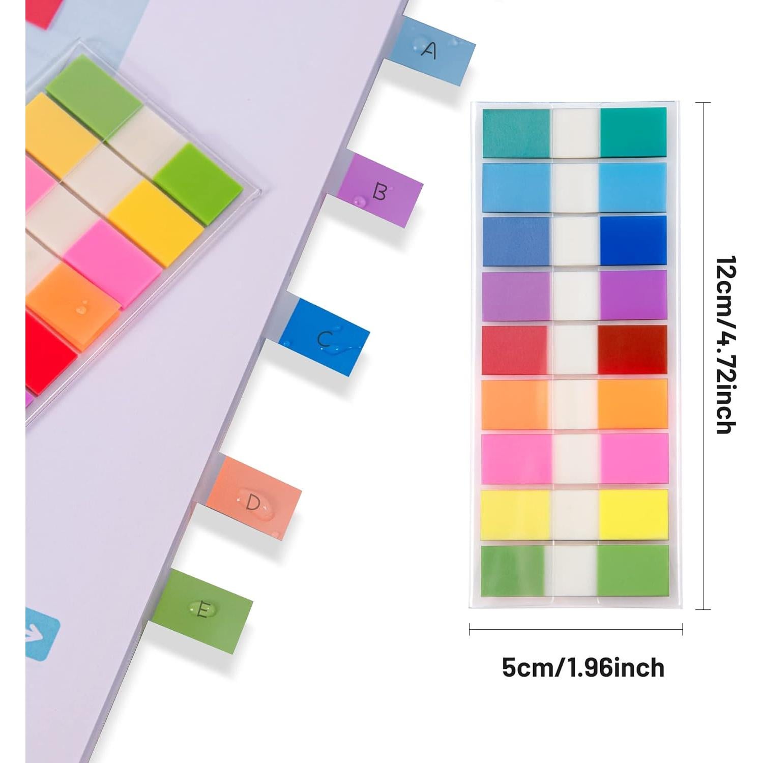 Notas Adhesivas Transparentes Golcellia 900 Pcs 7.62x10.16cm