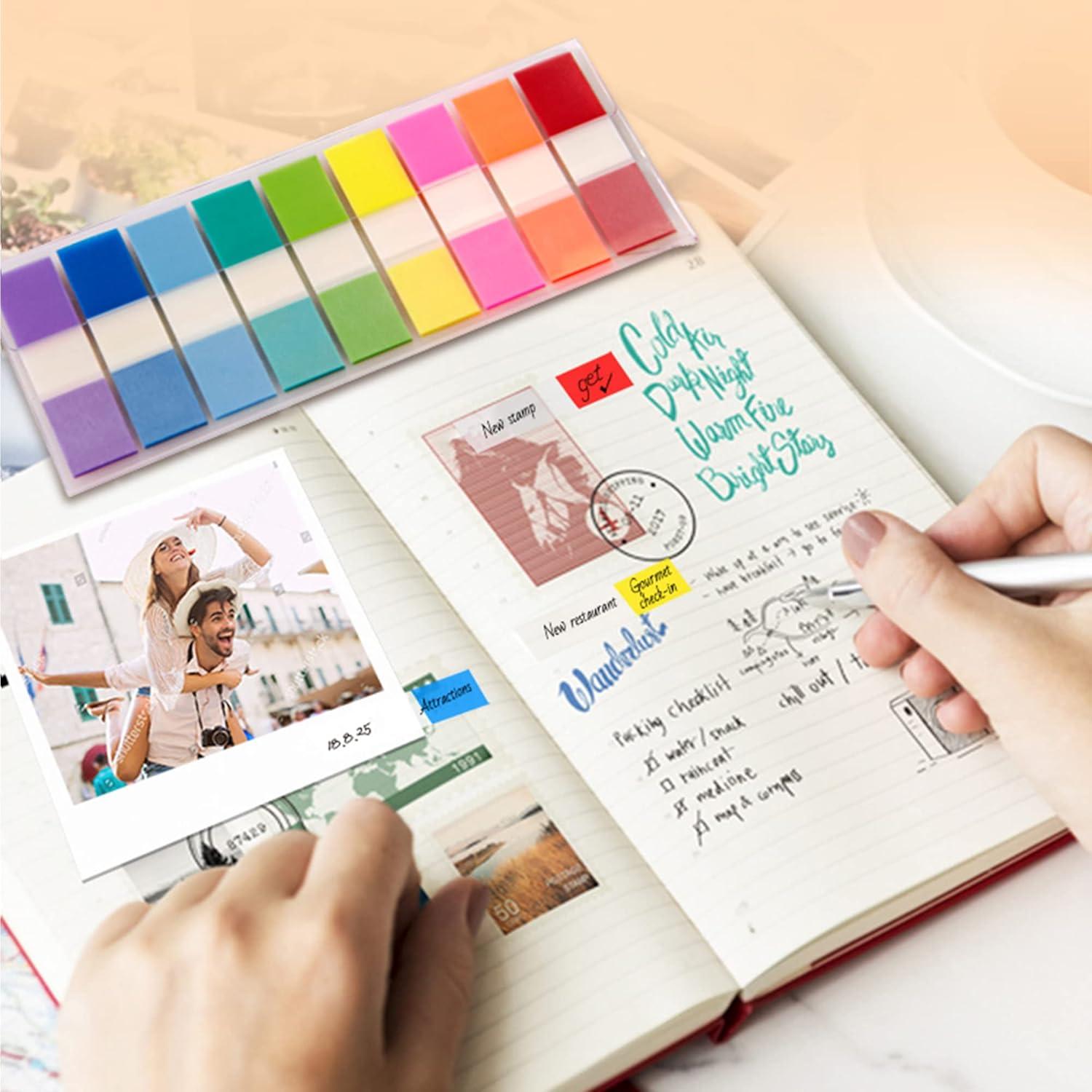 Notas Adhesivas Transparentes Golcellia 900 Pcs 7.62x10.16cm