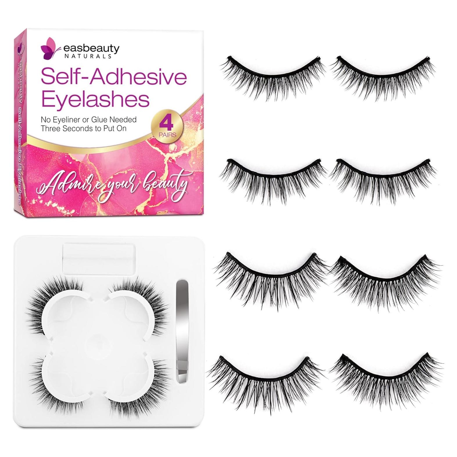 Pestañas Autoadhesivas Reutilizables easbeautynaturals 8 Piezas