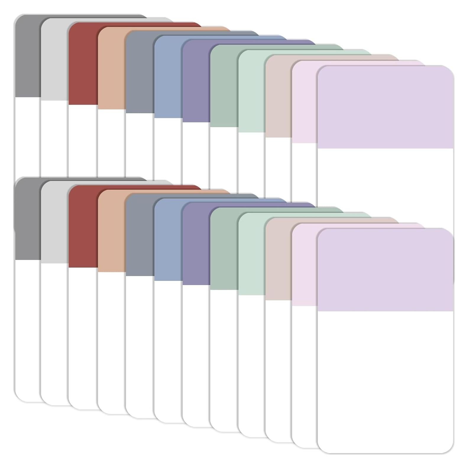 Etiquetas Adhesivas Reposicionables EOOUT 480 Piezas 12 Colores