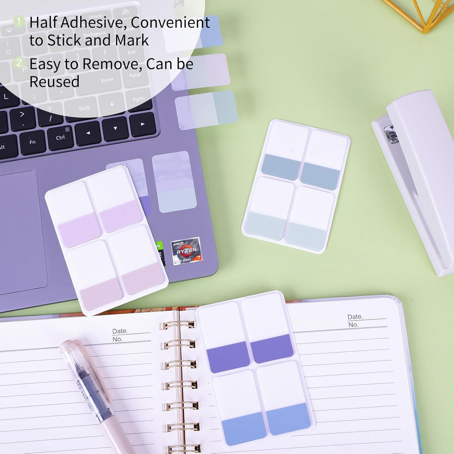 Etiquetas Adhesivas Reposicionables EOOUT 480 Piezas 12 Colores