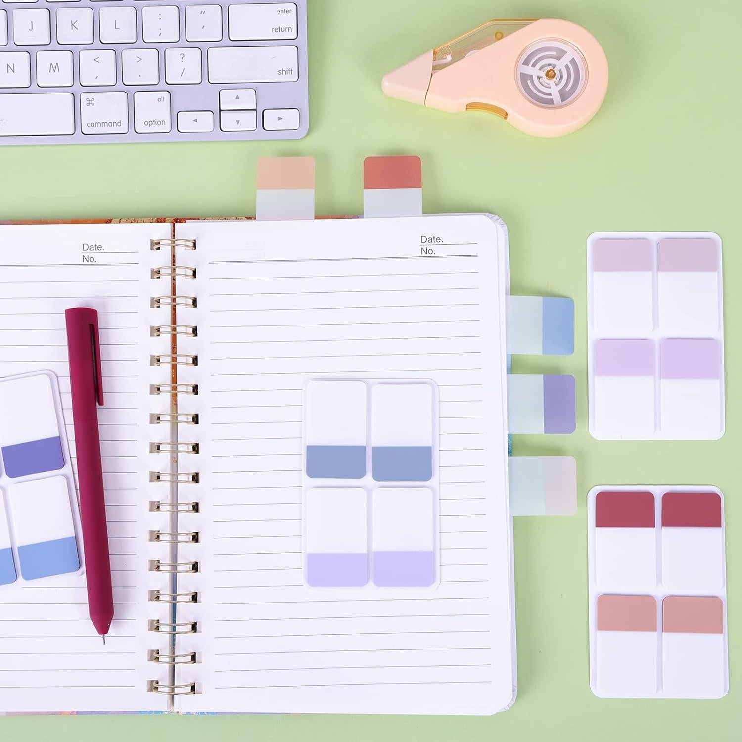 Etiquetas Adhesivas Reposicionables EOOUT 480 Piezas 12 Colores