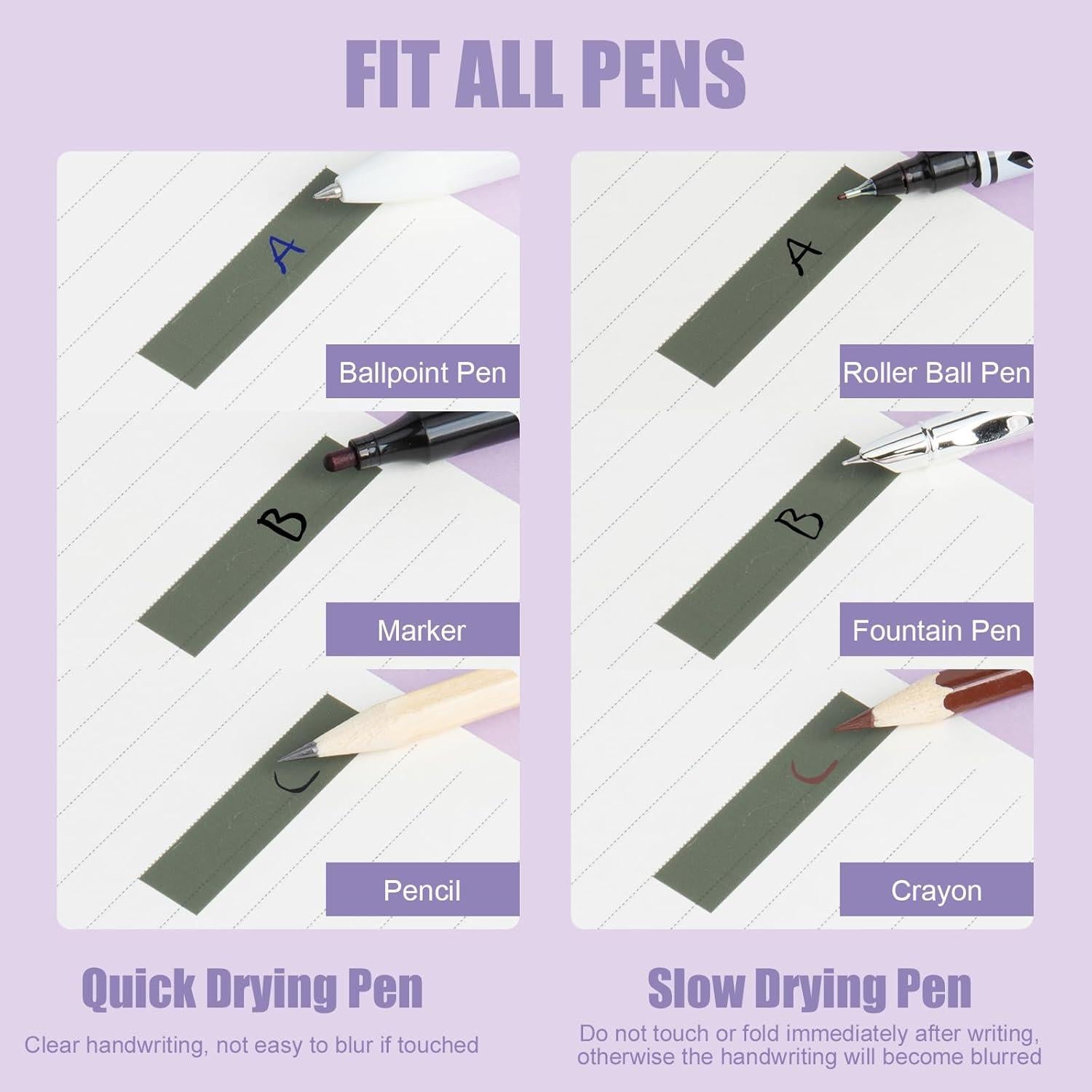 Pestañas Adhesivas ZTML MS 1200 Piezas Morandi 1.07x4.45 cm