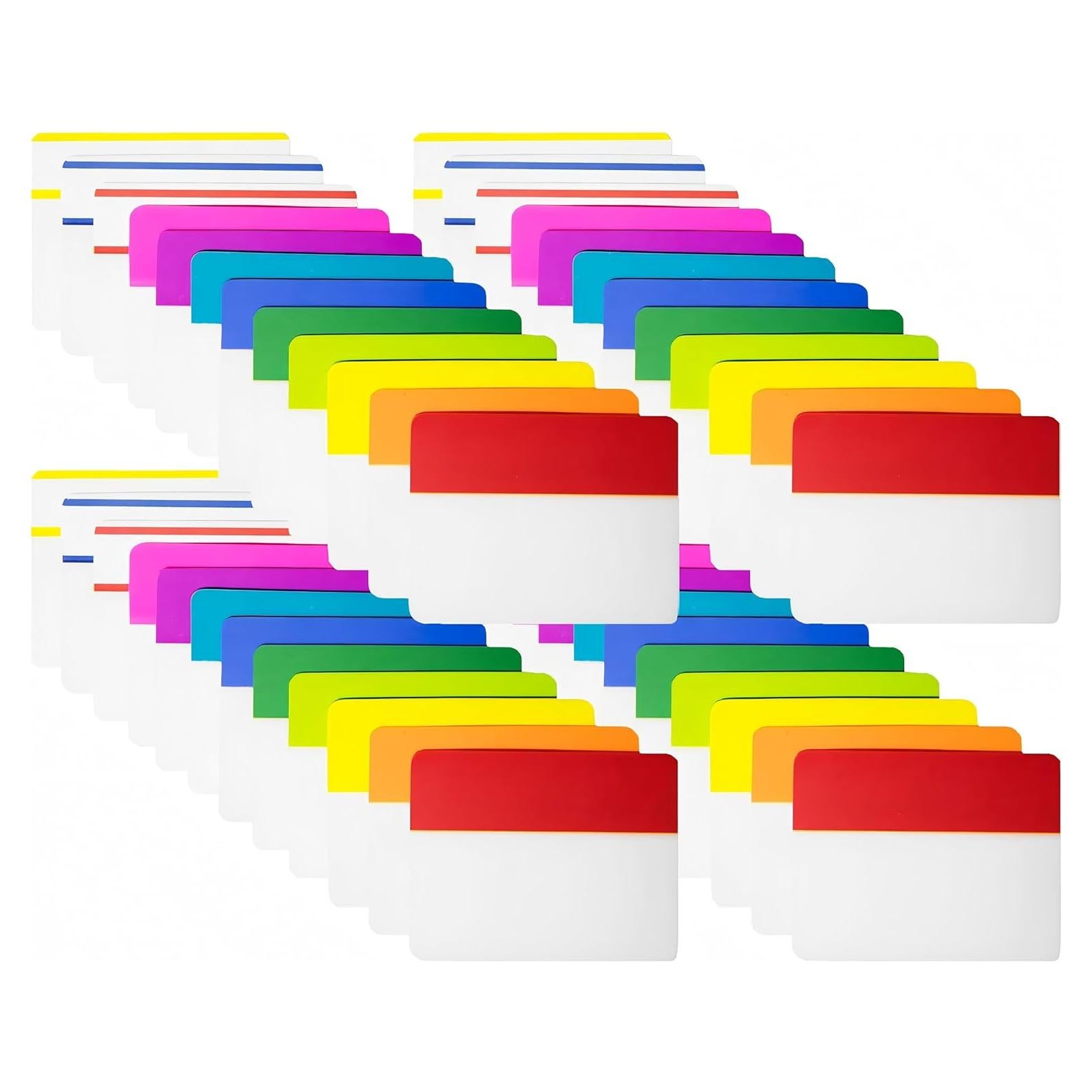 Pestañas Adhesivas KICNIC 960 Piezas 12 Colores Neón 5.8x8.9cm