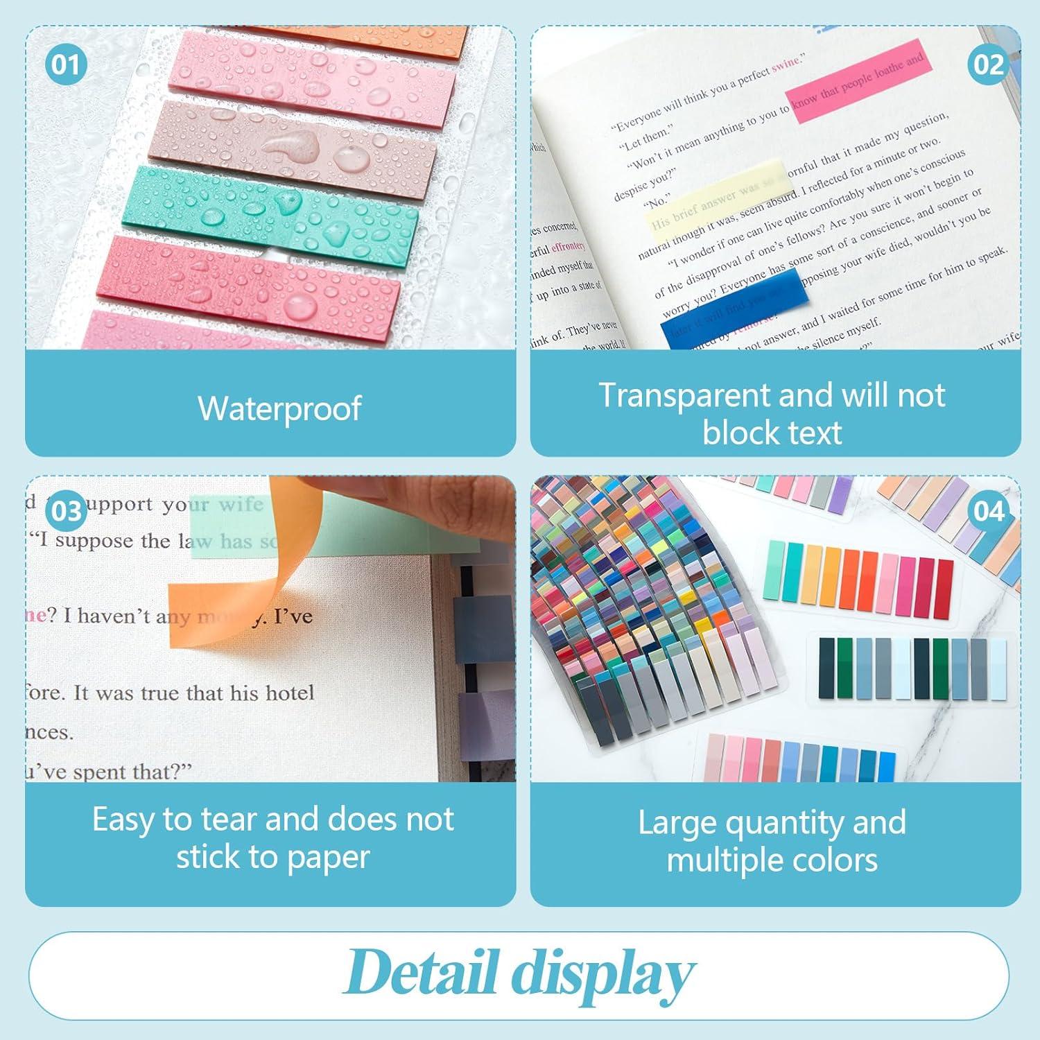 Etiquetas Adhesivas Transparentes ReliThick 8000 Pcs Multicolor