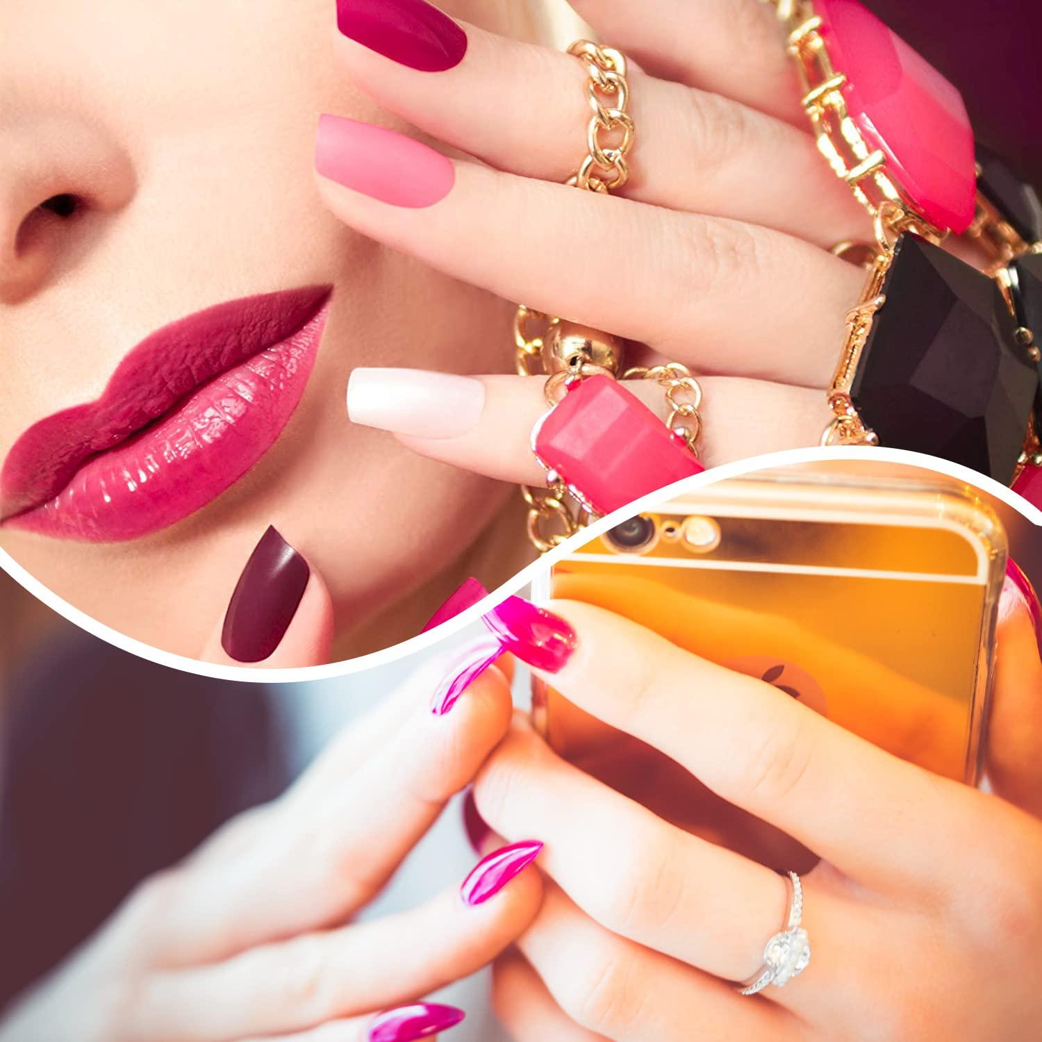 Calcomanías de Esmalte de Uñas SILPECWEE - 16 Hojas + Lima