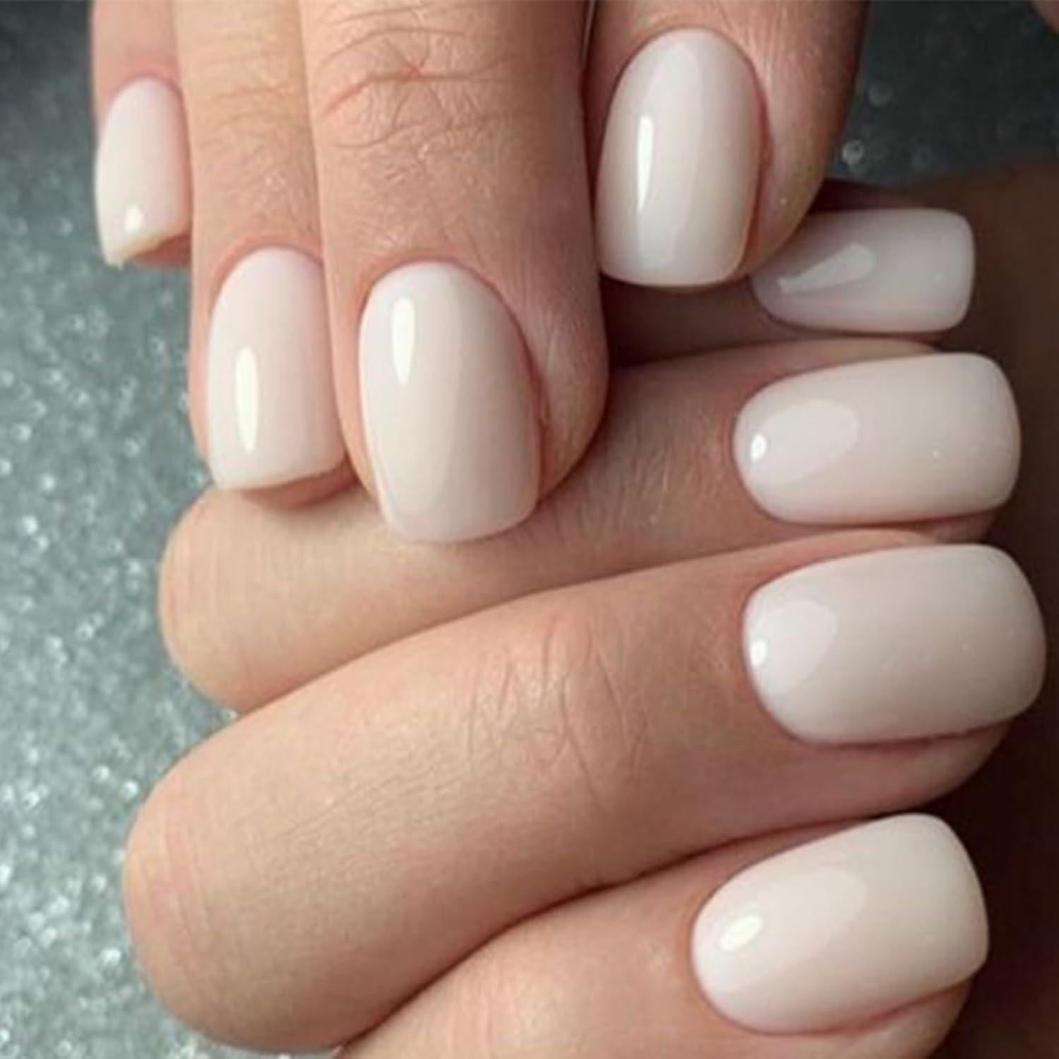 Kit Uñas Postizas Modelones Blancas 32Pcs 16 Tamaños