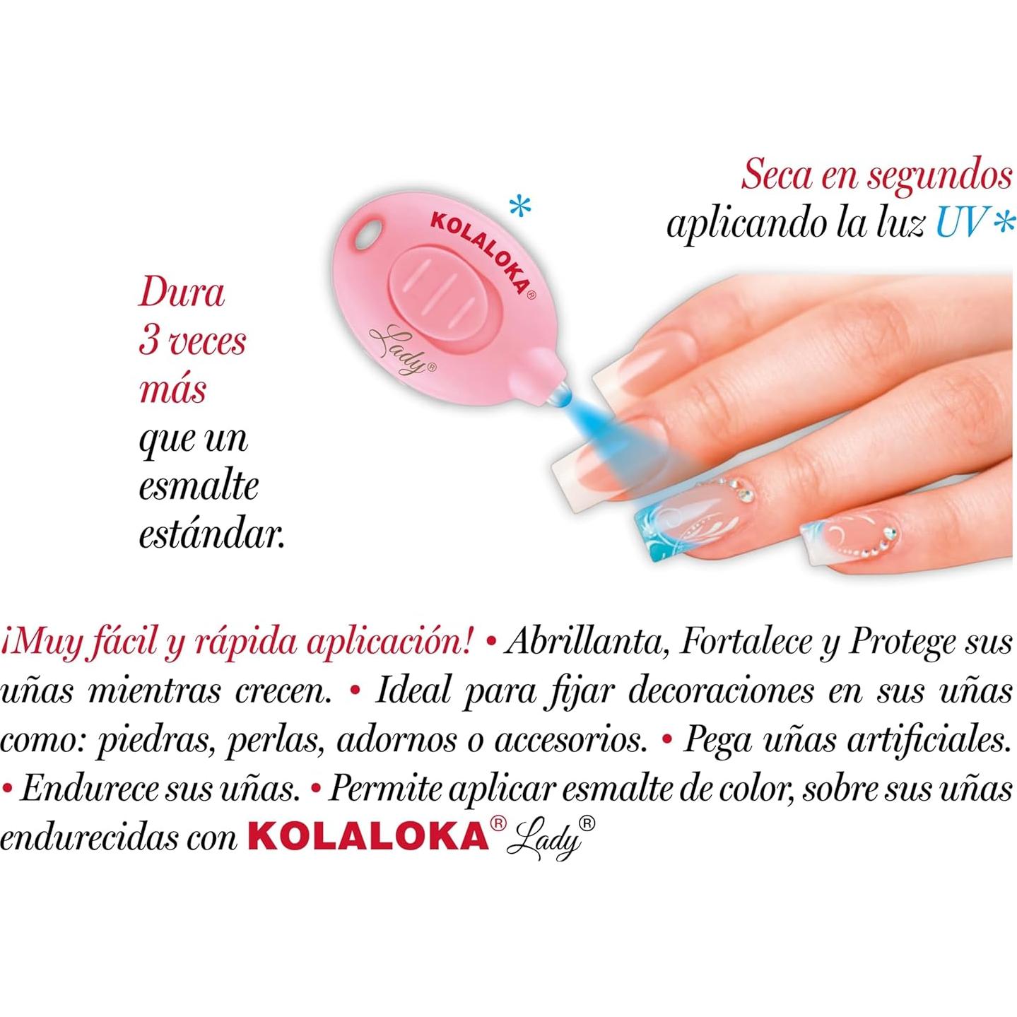 Kola Loka Lady Kit Adhesivo UV 5g para Uñas Artificiales