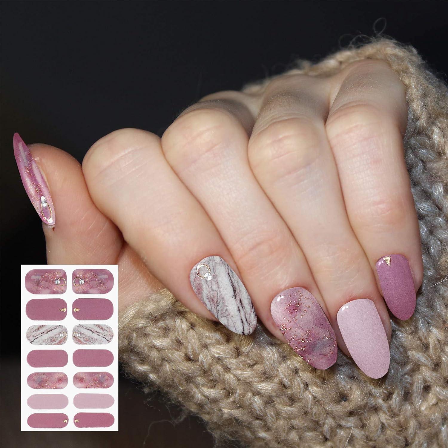 Calcomanías de Uñas Autoadhesivas Maitys 140 Pcs Gradiente