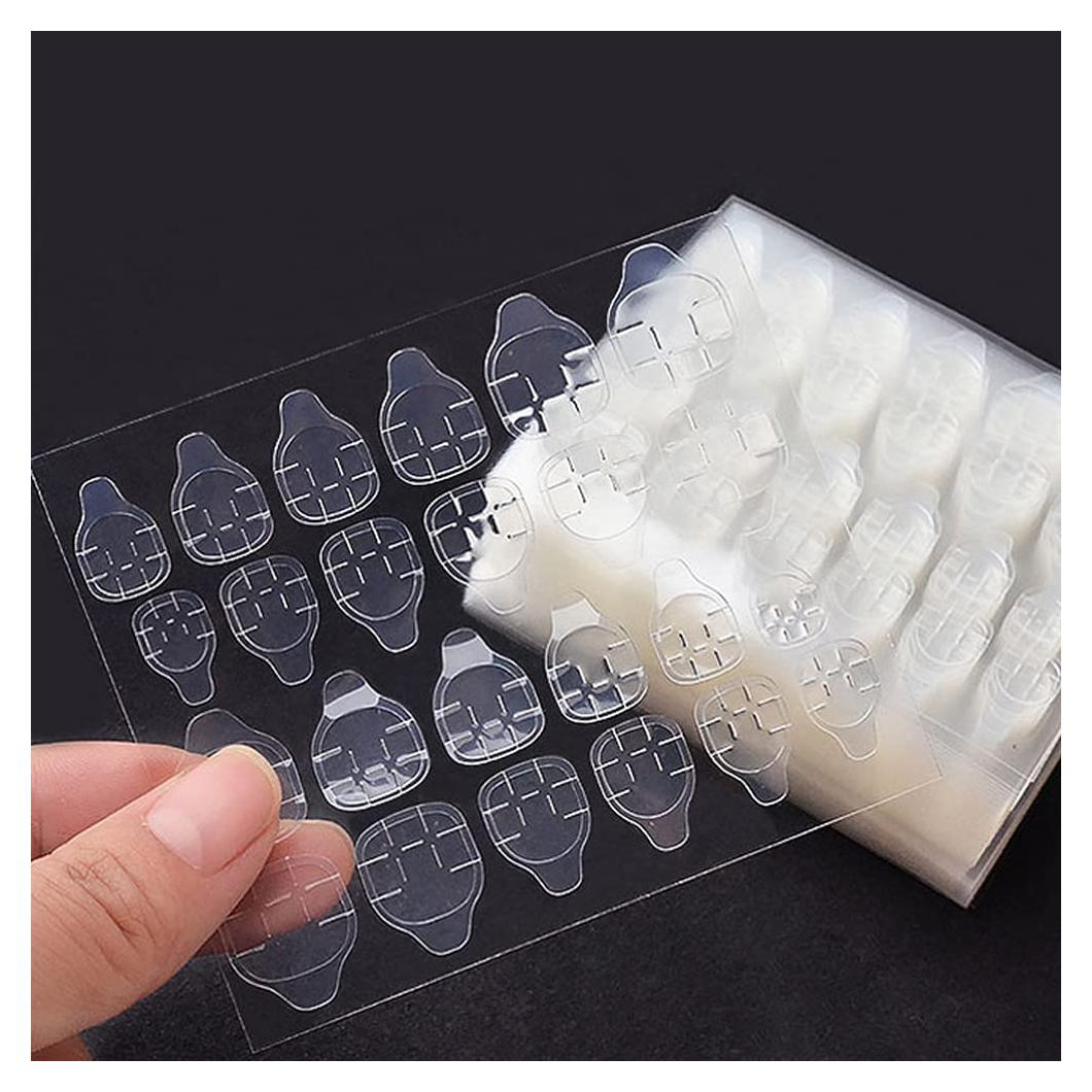 240 Pcs Pegatinas Adhesivas para Uñas Postizas Mwellewm