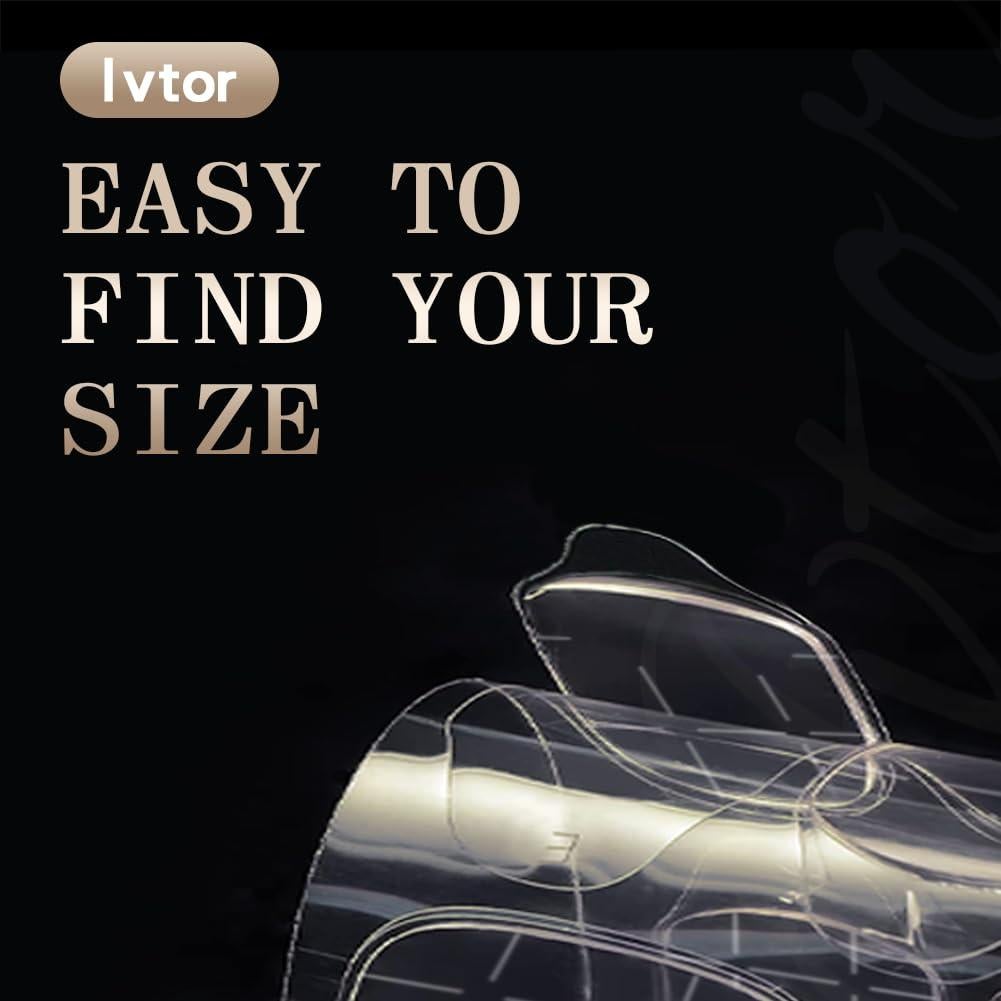 Tabs Adhesivos Invisibles Ivtor para Uñas Postizas - 10 Hojas