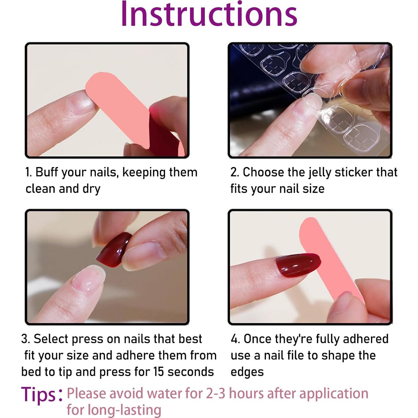 Kit de herramientas para uñas presionadas Sawvolker 20 piezas