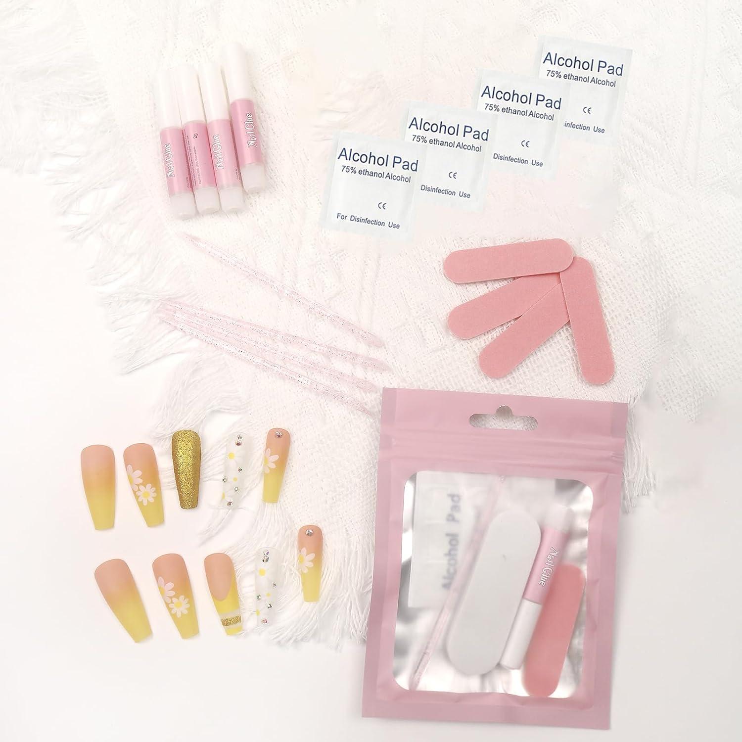 Kit de herramientas para uñas presionadas Sawvolker 20 piezas