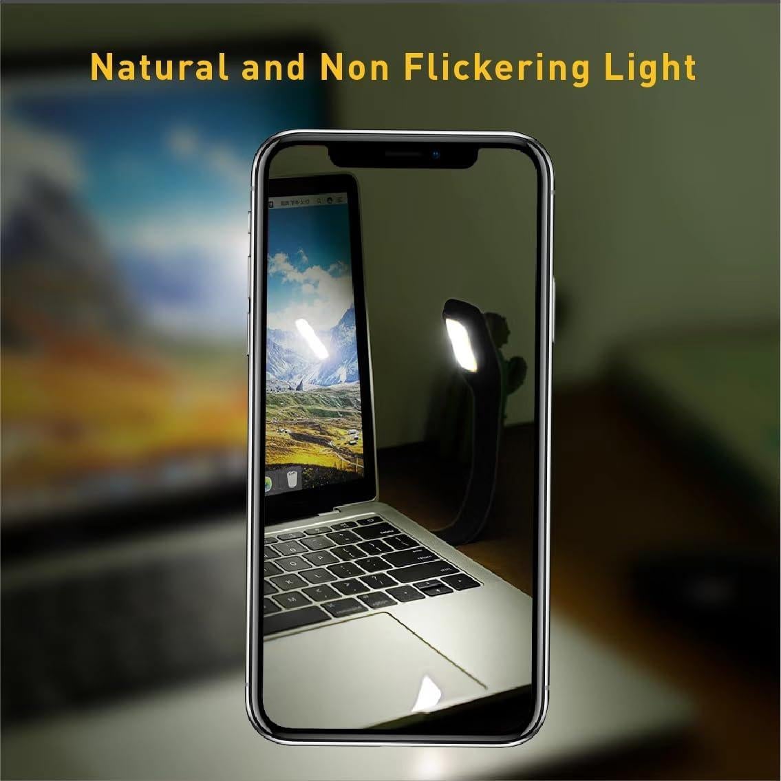 LED Reading Light, 3 Color Temperature Book Light for Reading in Bed. Rechargeable and Long Lasting, Portable & Adjustable Small Desk Lamp for Night Lights (Black)