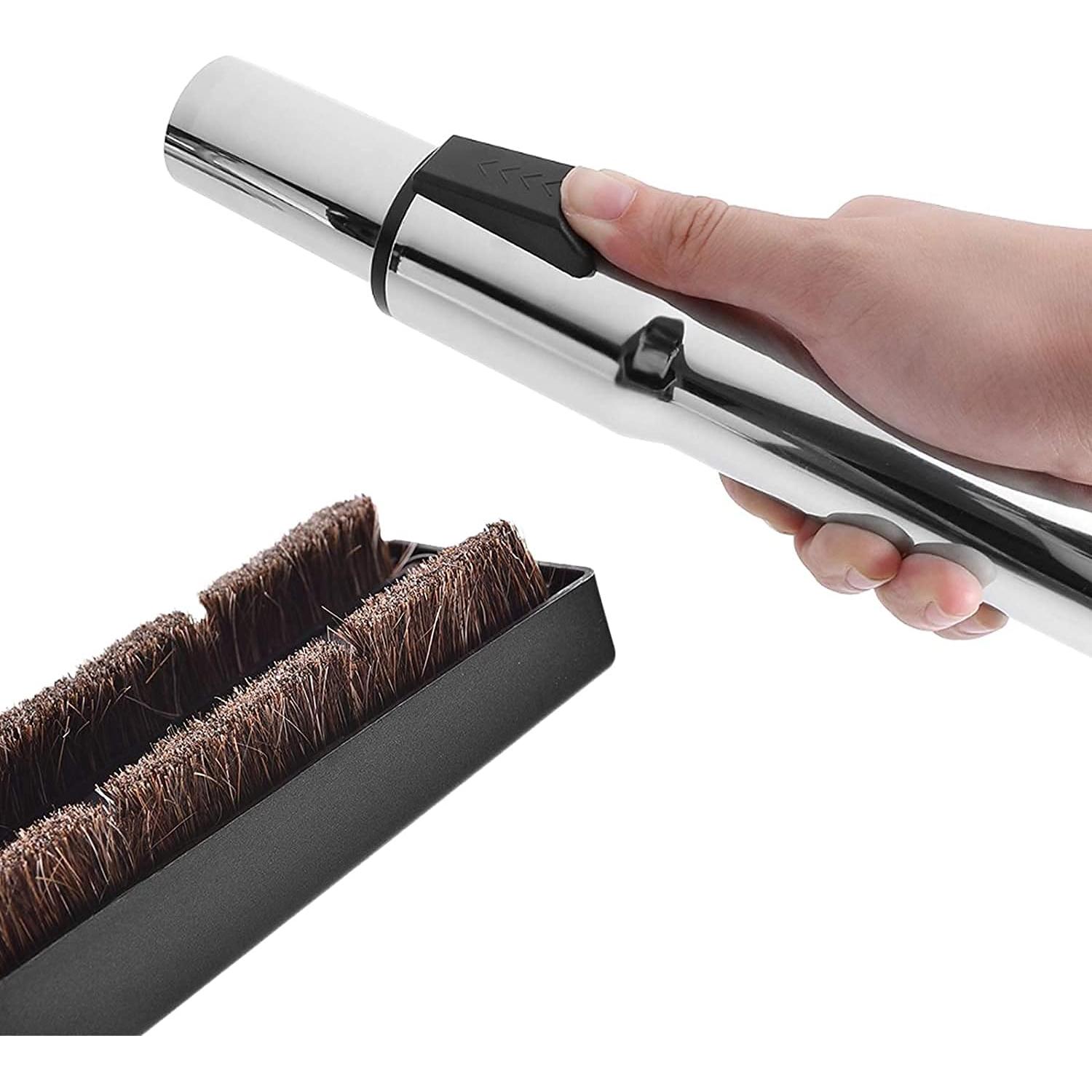 Eagles Hardwood Floor Brush with 1-1/4" Extension Wands Remplacement for Most Vacuum Cleaner Accepting 1-1/4" Attachment-100cm/39inch