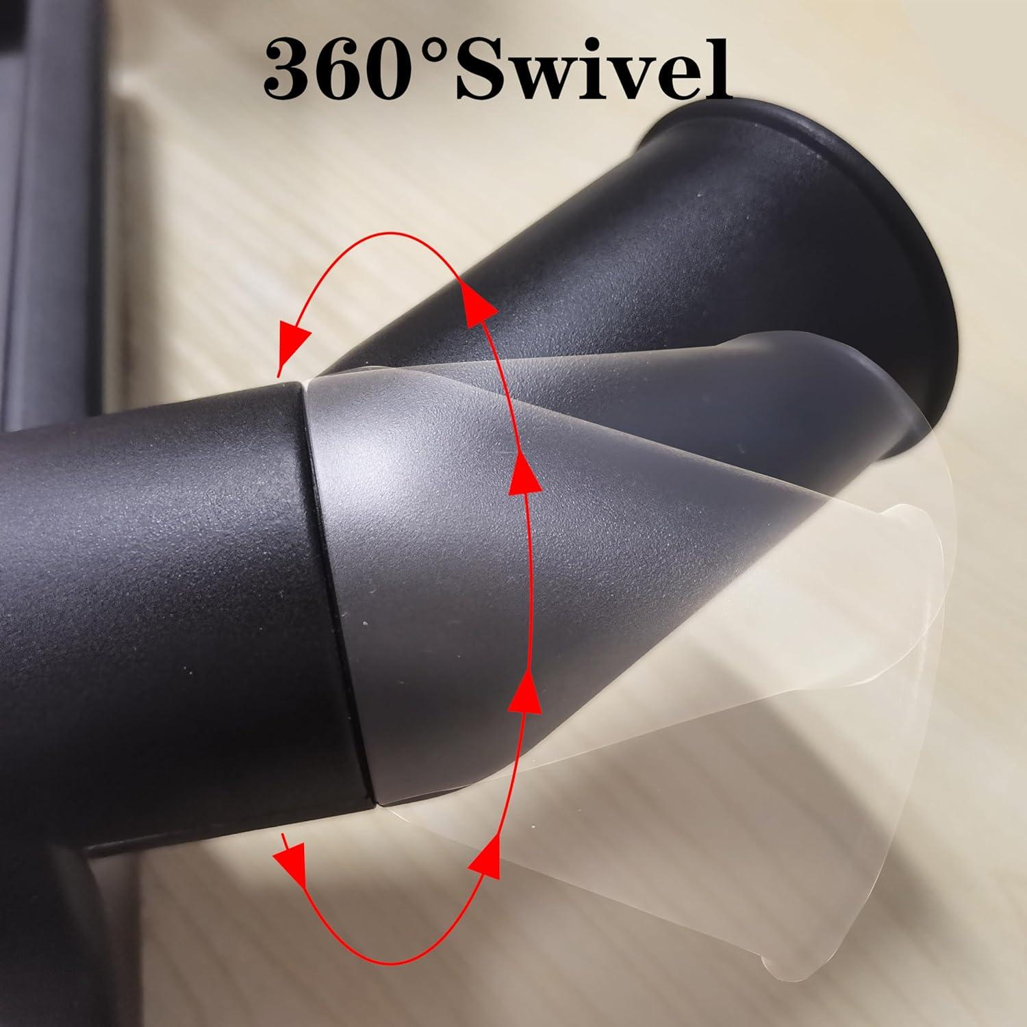 Eagles Hardwood Floor Brush with 1-1/4" Extension Wands Remplacement for Most Vacuum Cleaner Accepting 1-1/4" Attachment-100cm/39inch