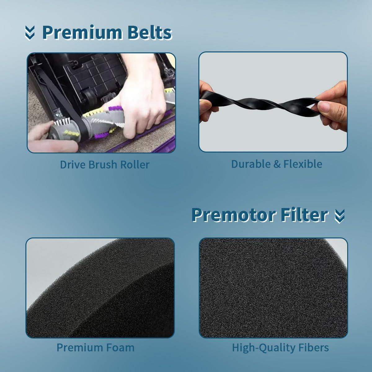 Piezas de Repuesto Aspiradora Leacheery LC-2252 - Rodillo, Filtros y Correas