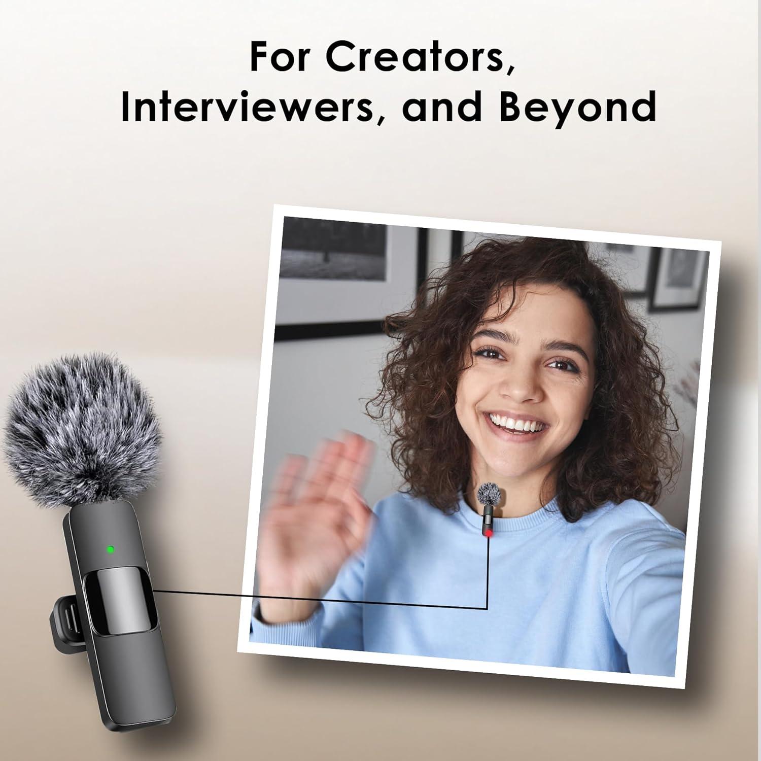 Mini Mic Pro - Micrófono Inalámbrico Lavalier para iPhone