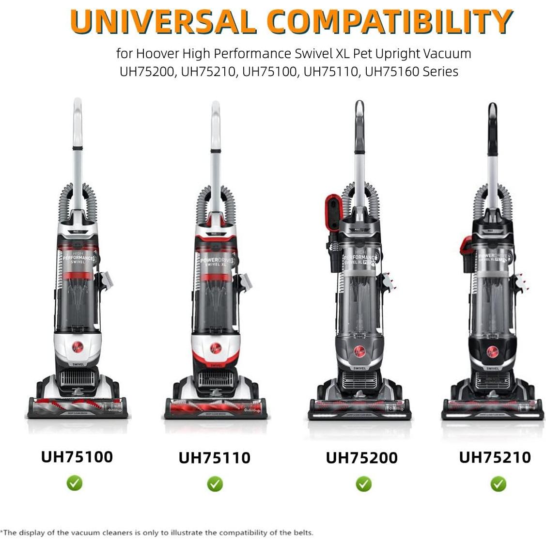 Cinturones de Reemplazo Hoover UH75200 UH75210 UH75100 (Paquete de 3)