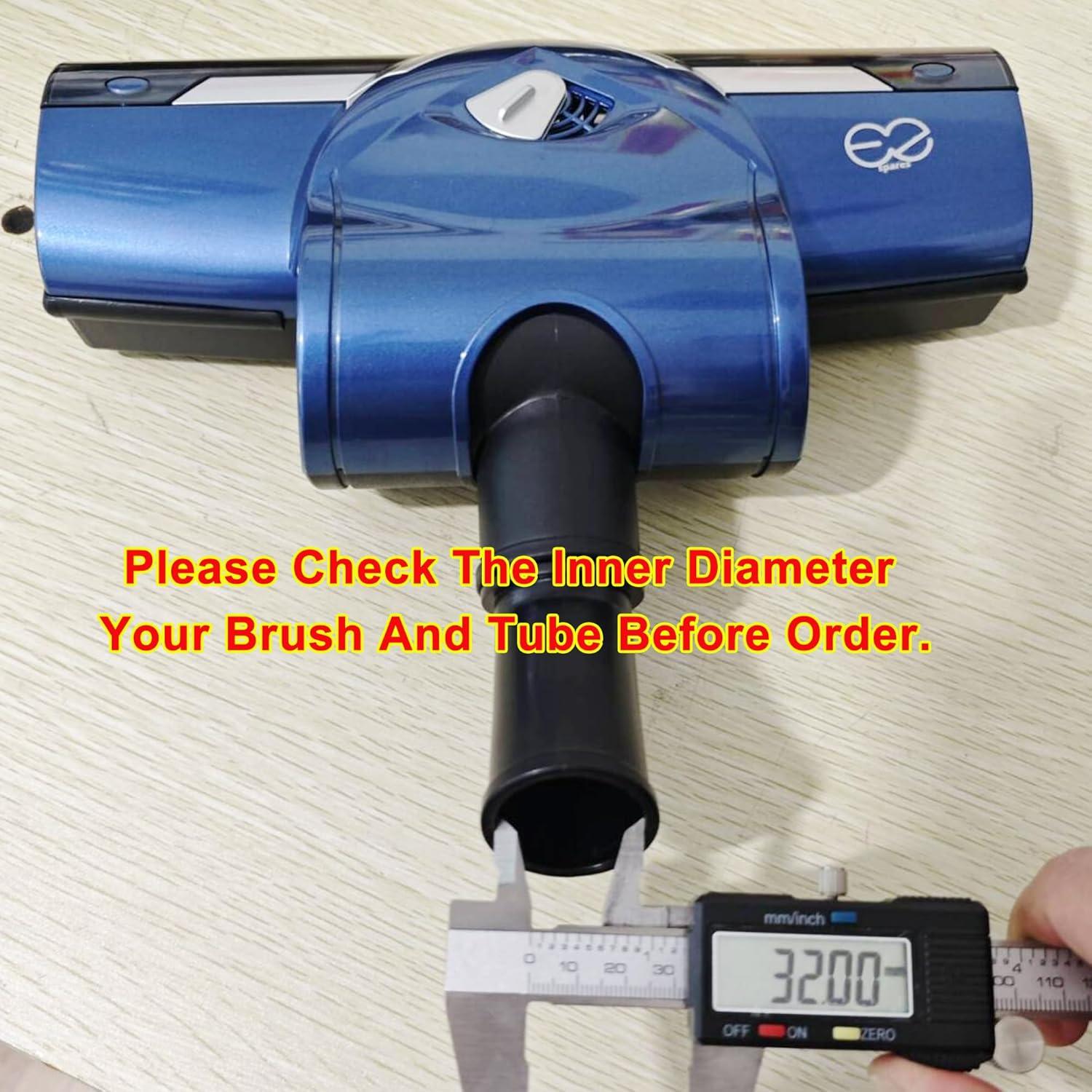 Cabezal de cepillo de aspiradora EZ SPARES 32 mm universal