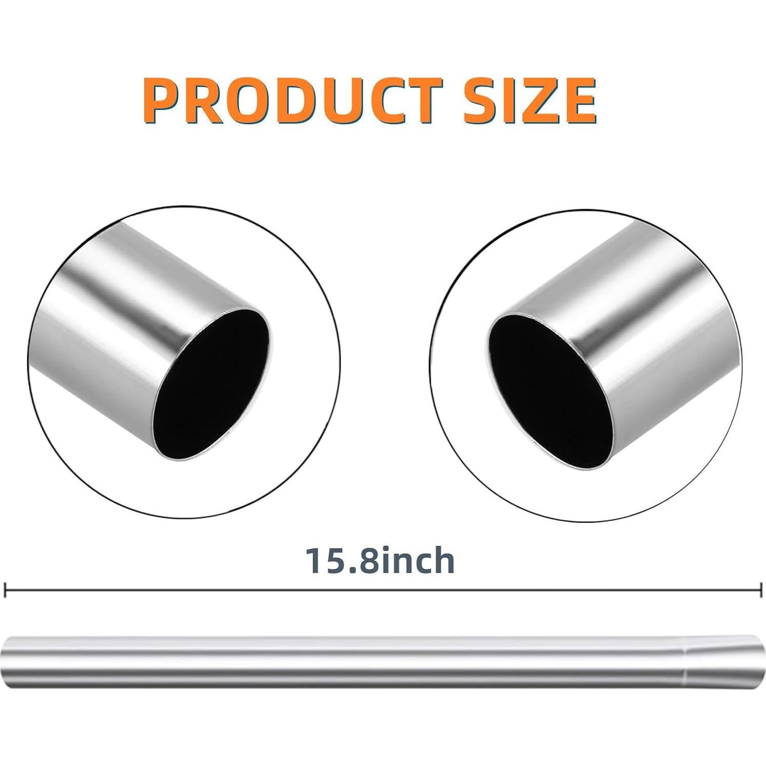 Manguera de Extensión Metalica JEDELEOS 40.1cm para Aspiradora Eureka