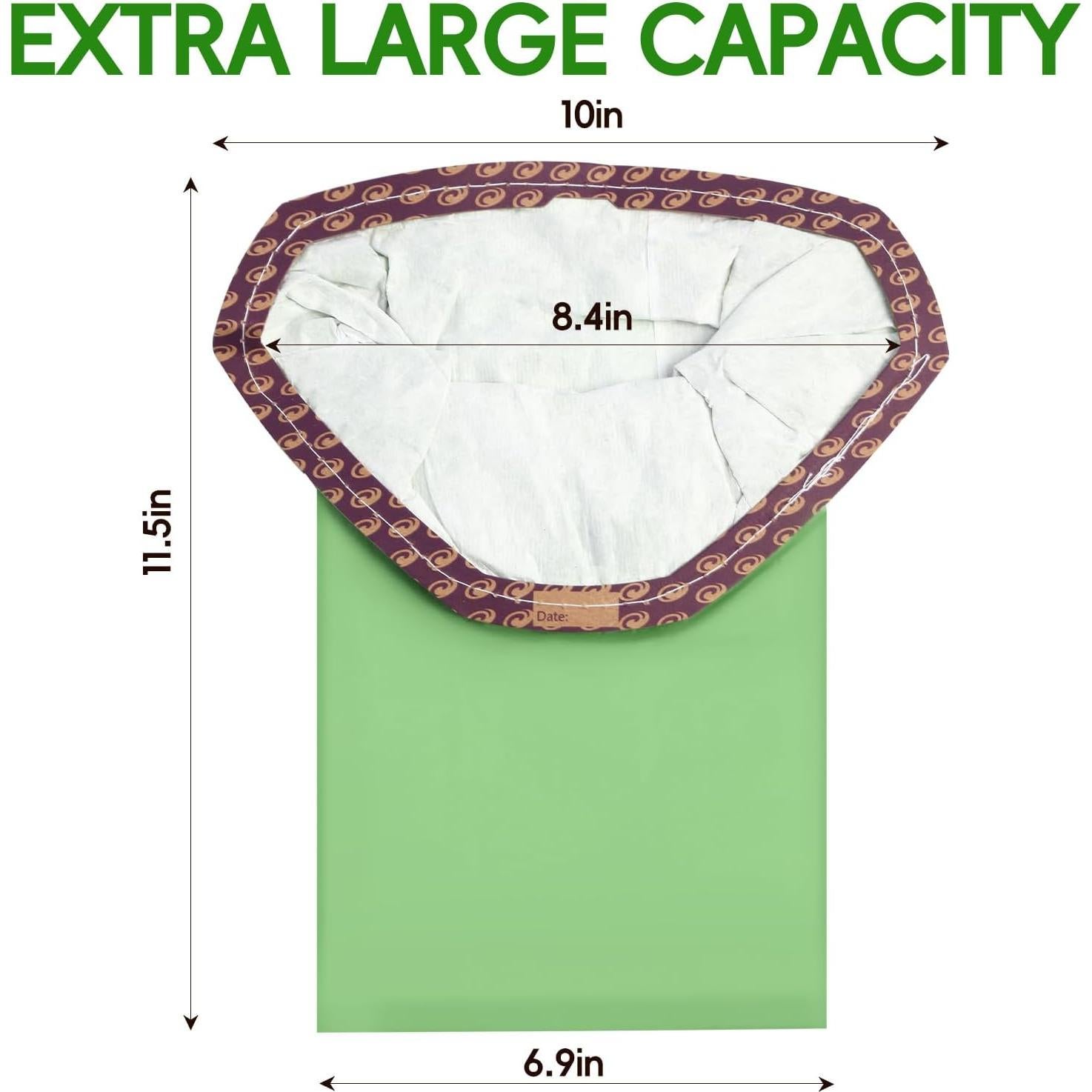 24 Bolsas de Filtro Micro BUUfilcoo 6 QT para Aspiradora