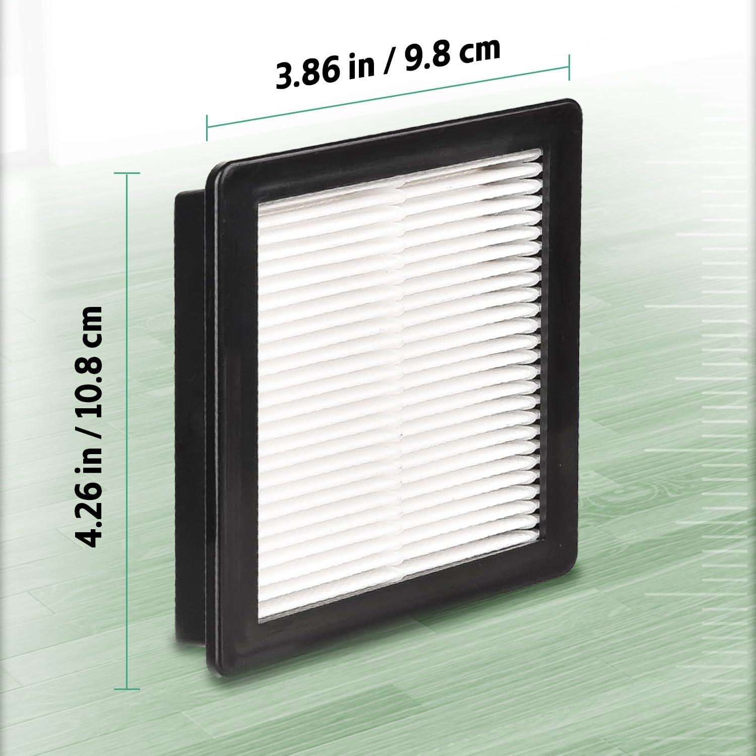 Fit on ProTeam - 10 Triangle Paper Bags (6QT), 1 Triangle Cloth Bag (6QT), 2 HEPA Replacement Filters 107315. Generic Proteam Vacuum Parts & Accessories