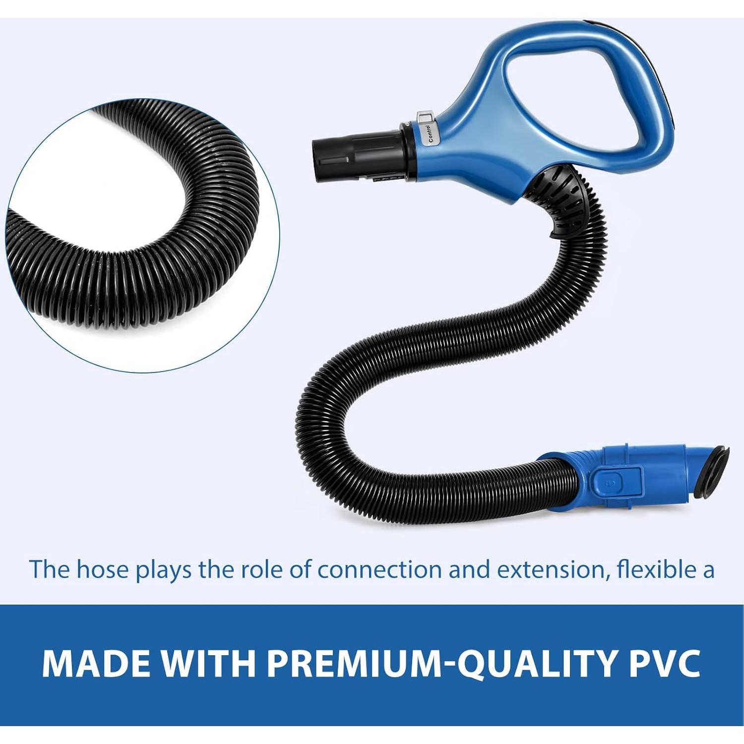 ZU560 Replacement Hose Handle for fit Shark Navigator Rotator Lift-Away ZU560 Blue, ZU560 ZU561,ZU562,UV725 Gray,UV650,CU520 Upright Vacuum Replacement Hose handle