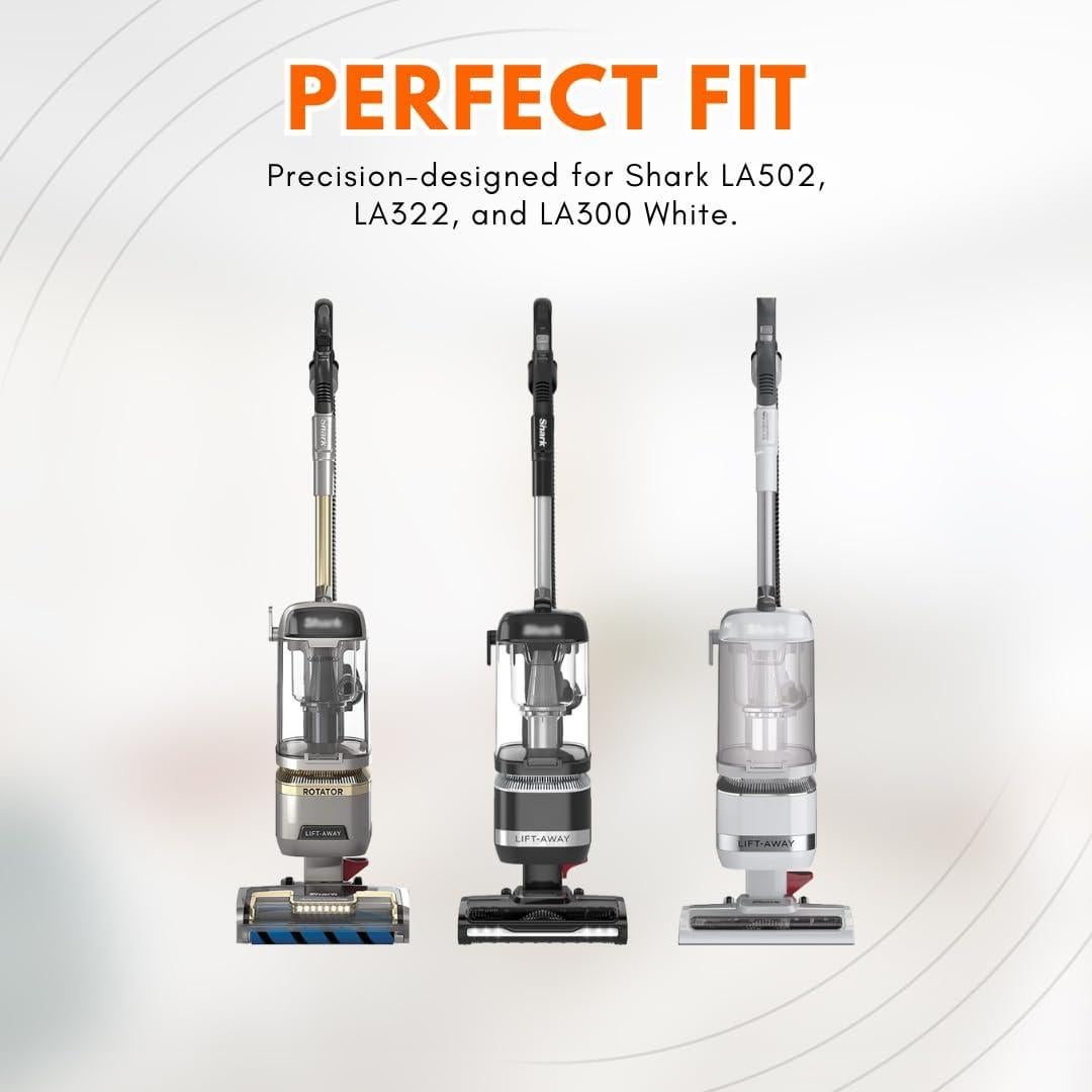 Replacement Hose Handle for Shark Vacuums - Only For Models LA502 LA322 (LA300 White) - Substitute Hose Handle for Shark Navigator Lift-Away Vacuums