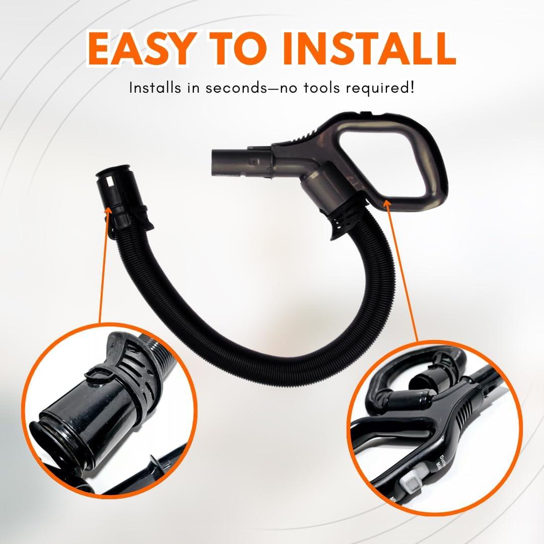 Replacement Hose Handle for Shark Vacuums - Only For Models LA502 LA322 (LA300 White) - Substitute Hose Handle for Shark Navigator Lift-Away Vacuums