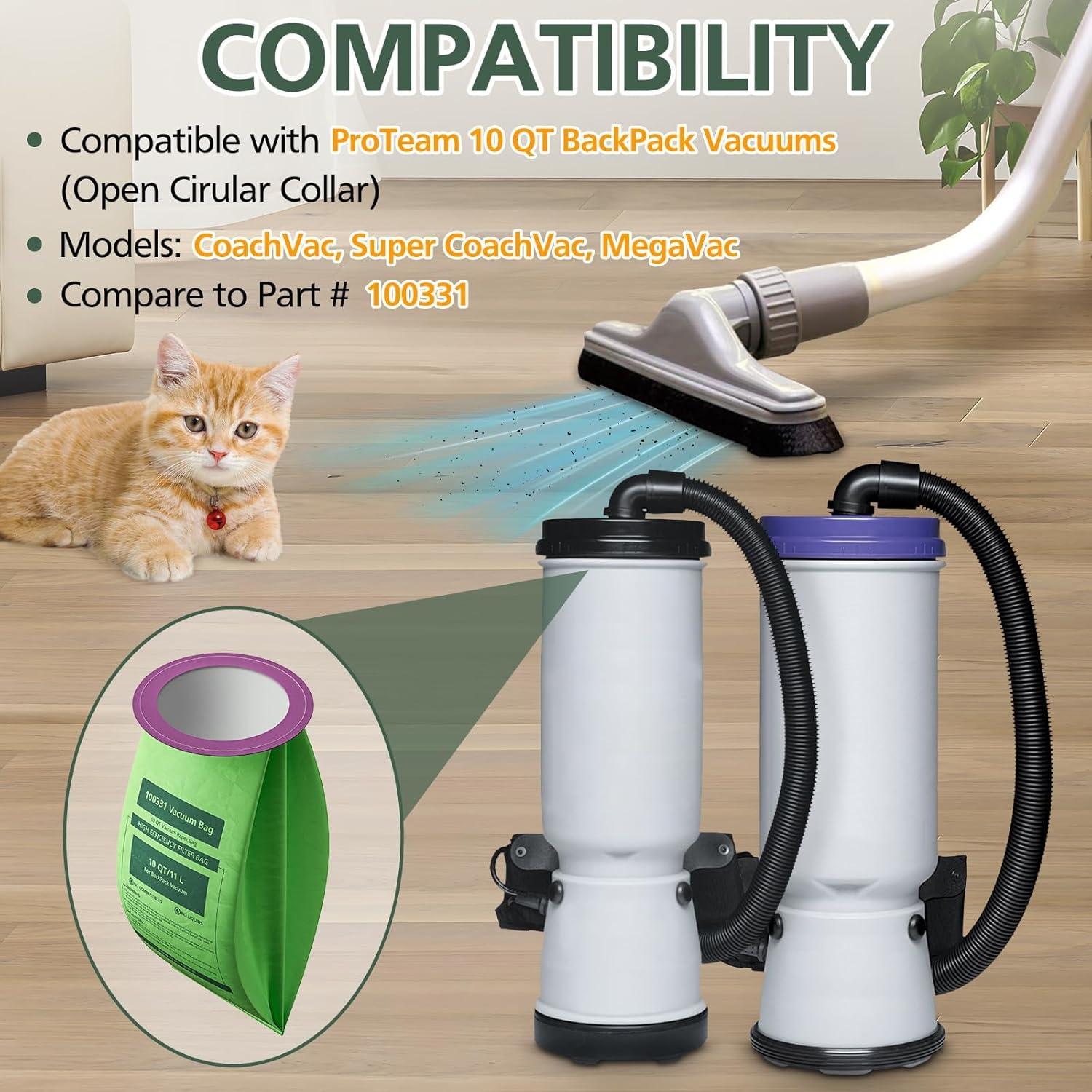 16 Bolsas de Vacío Isinlive 100331 para Aspiradora ProTeam