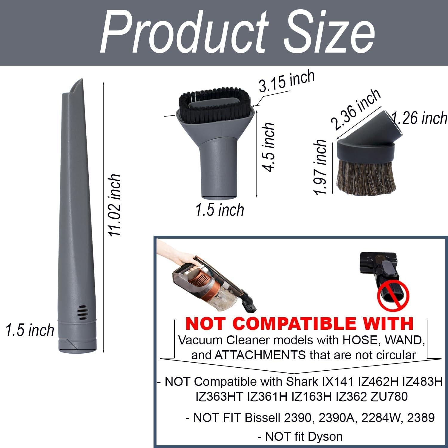 Kit de Accesorios para Aspiradora Shark GHAMADE 35MM